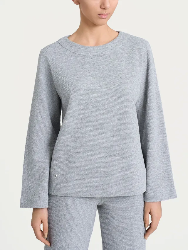 Ragno Comfort Felpa girocollo Grigio Melange