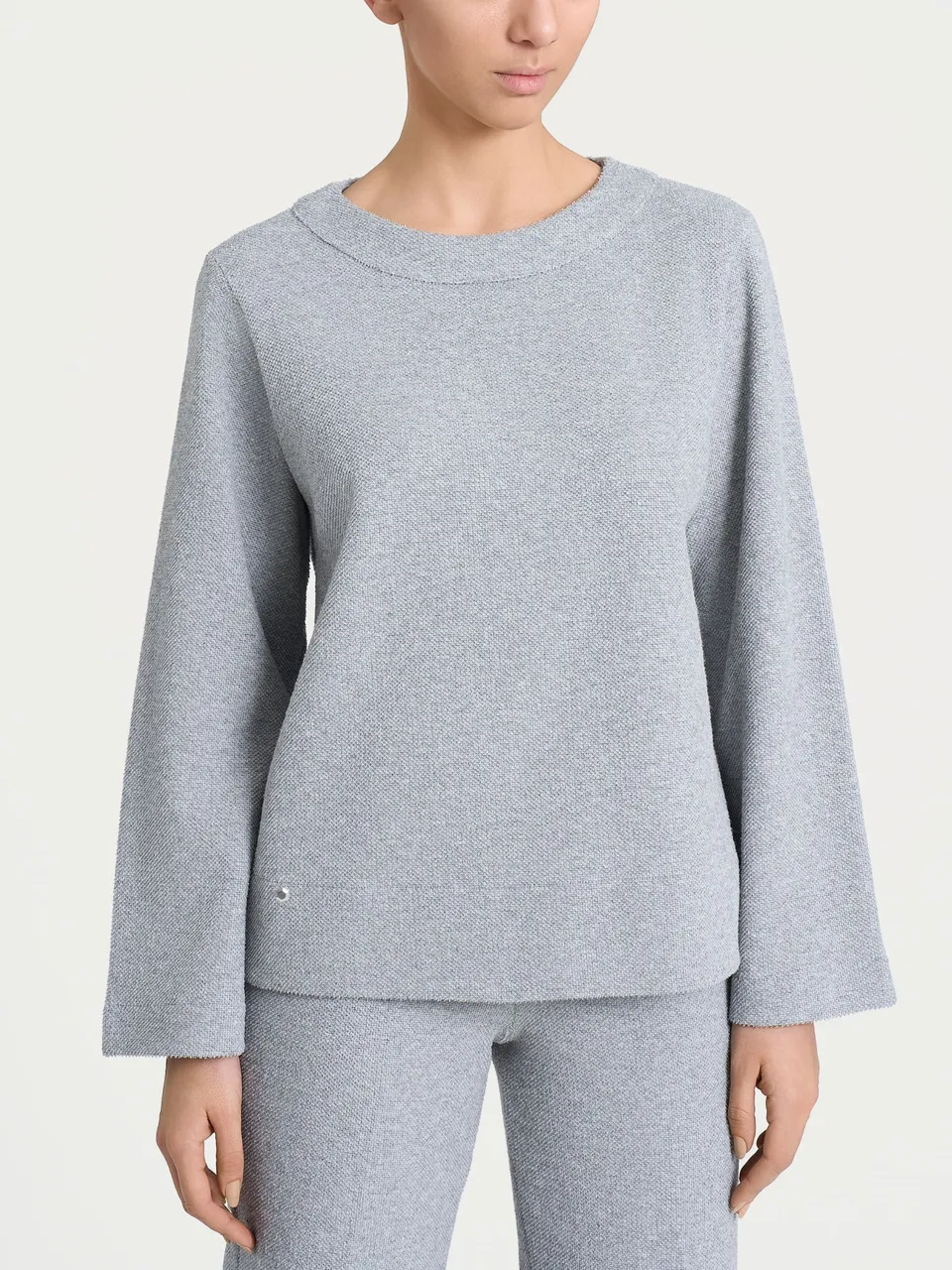Ragno Comfort Felpa girocollo Grigio Melange