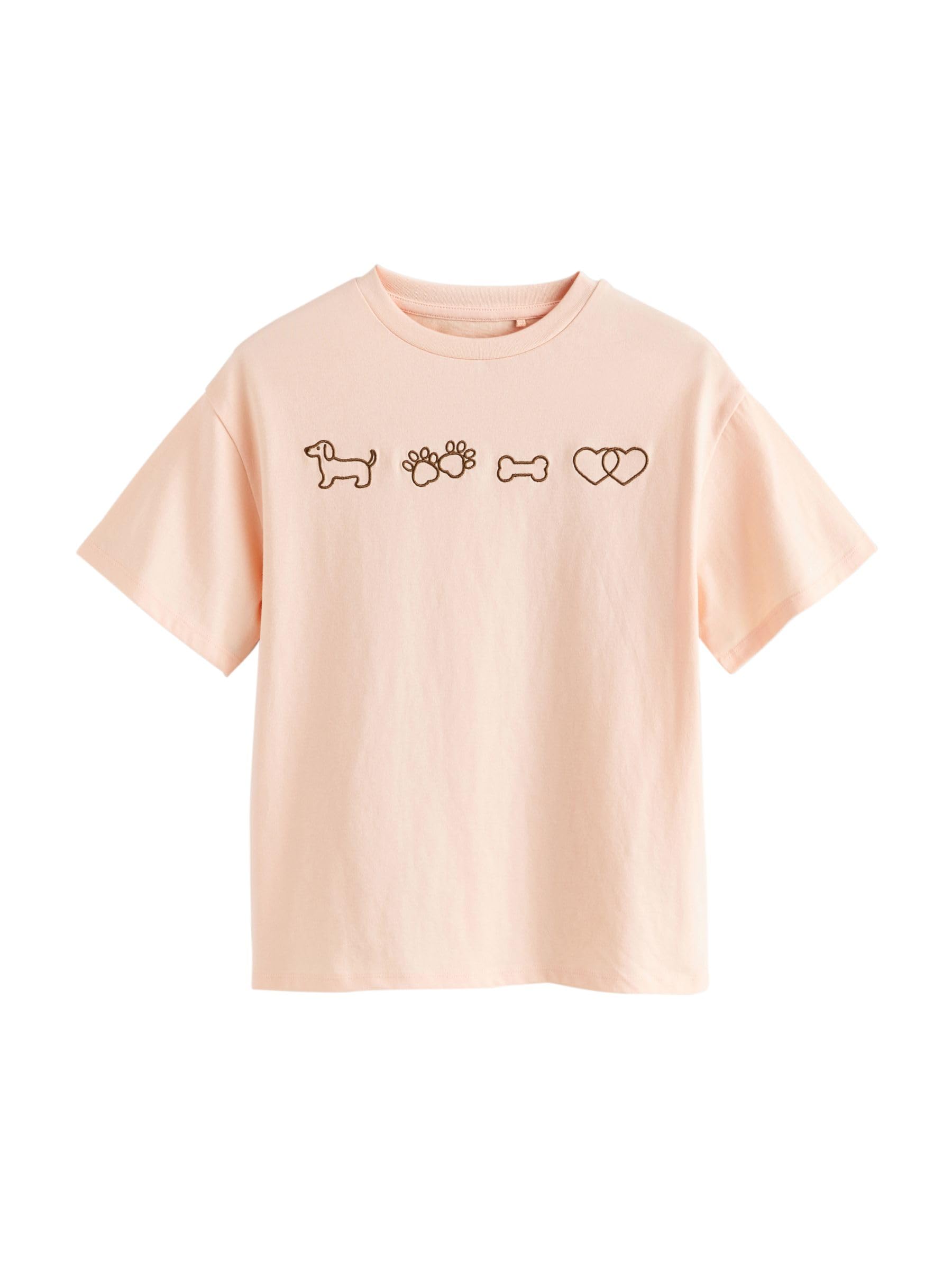 Next T-Shirt Oversize bambina 4 pezzi 110 vestibilità comoda