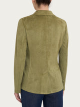 Ragno Compact blazer 2 bottoni camoscio sfagno regular
