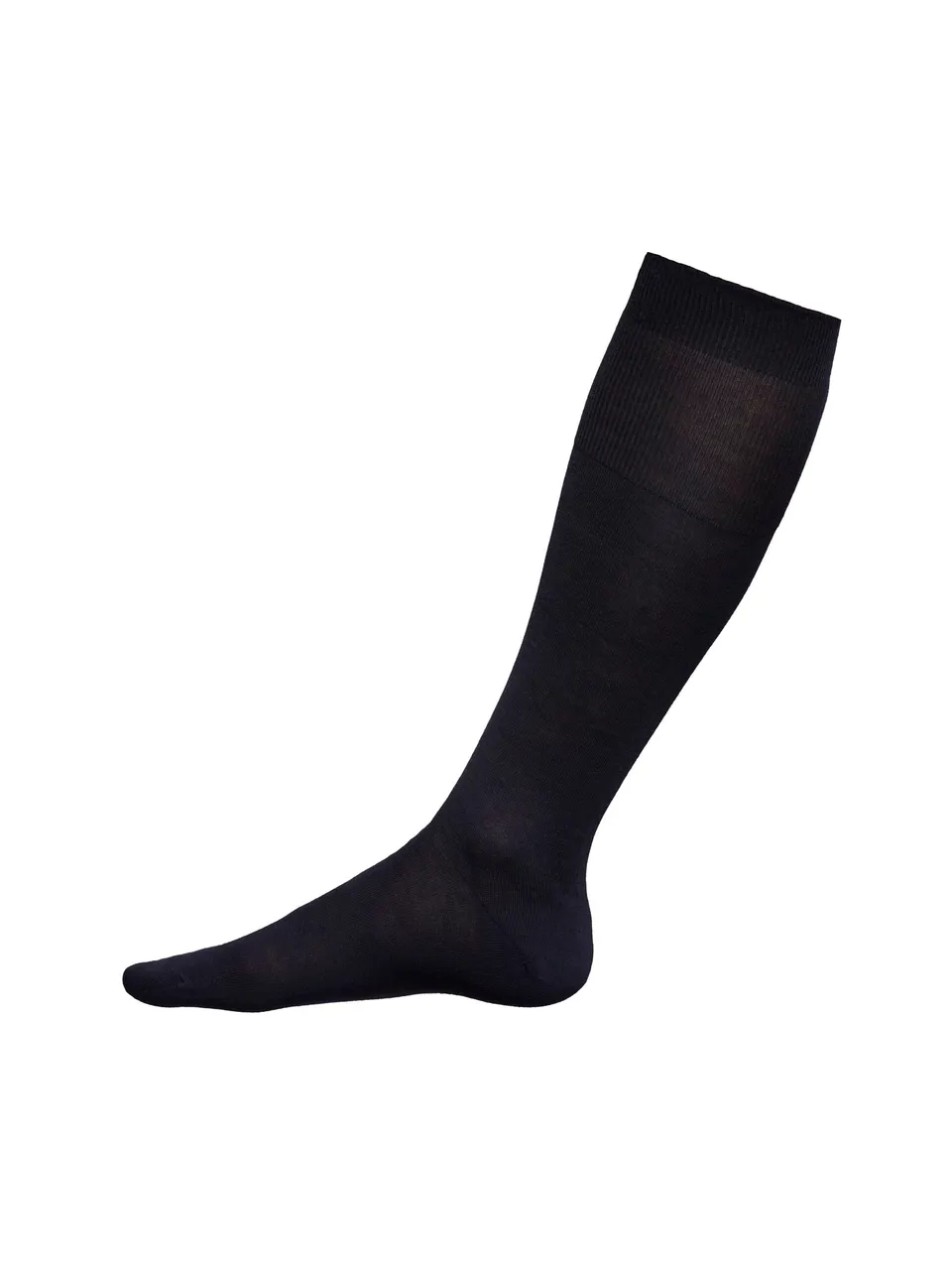 Ragno calza sottoginocchio uomo blu Bleu lana