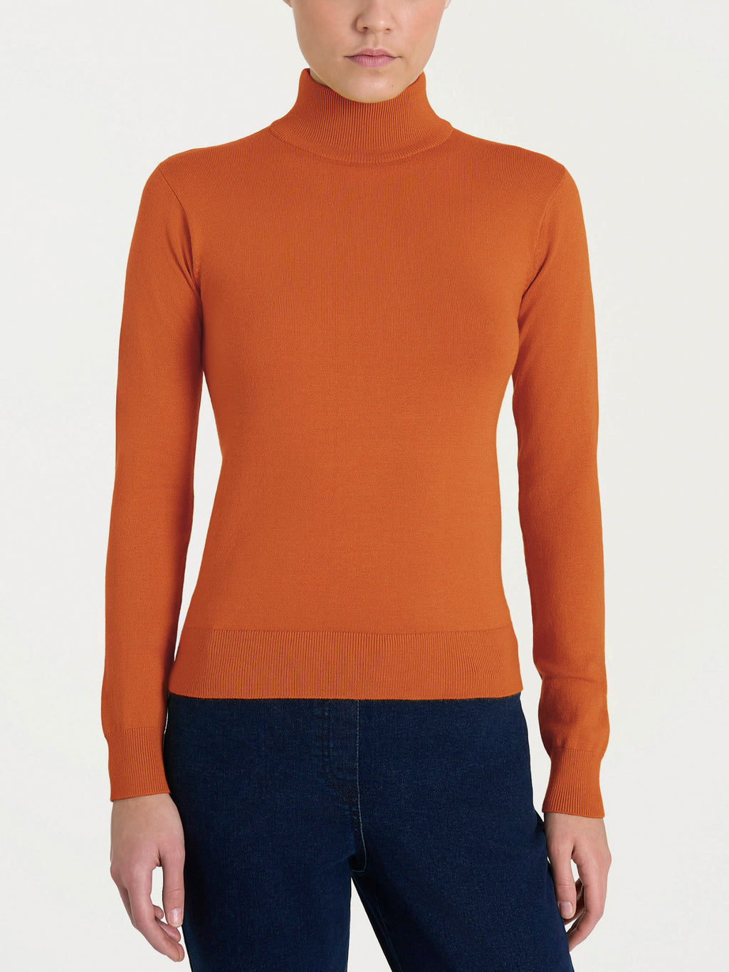 Ragno Four Seasons dolcevita maglia ruggine 4 stagioni
