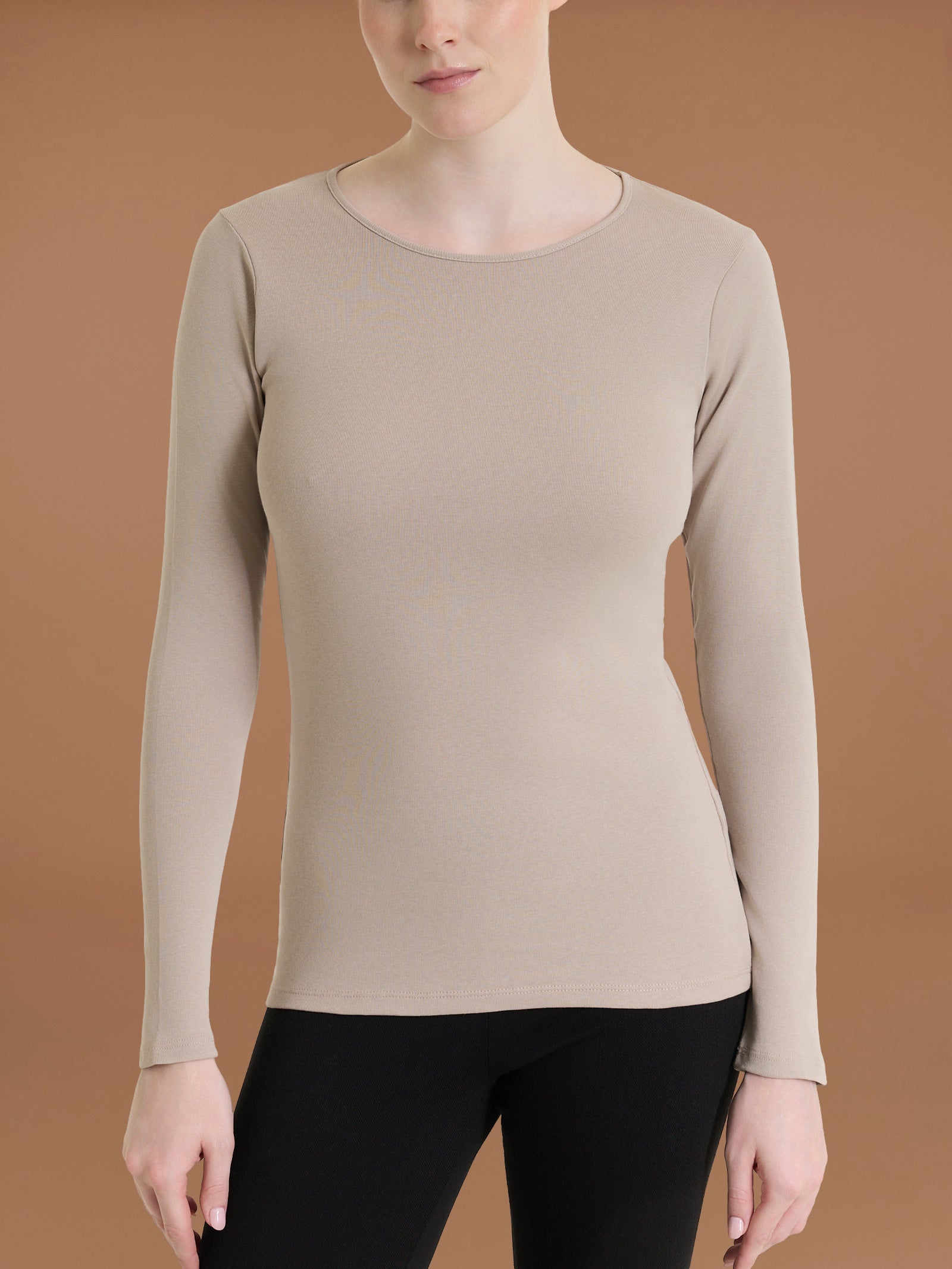 Ragno Thermo Cotton Maglia Girocollo Grigia Cotone