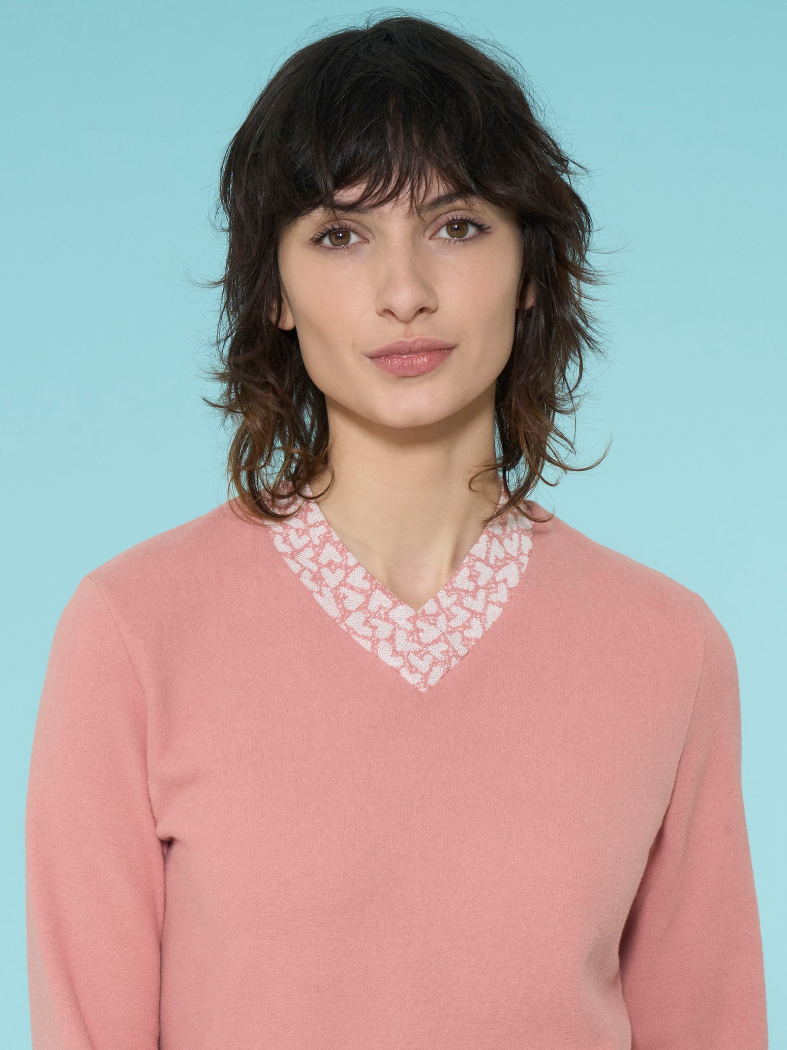 Ragno Cotton Eco Pile Pigiama Cuori Rosso Fant Pesco