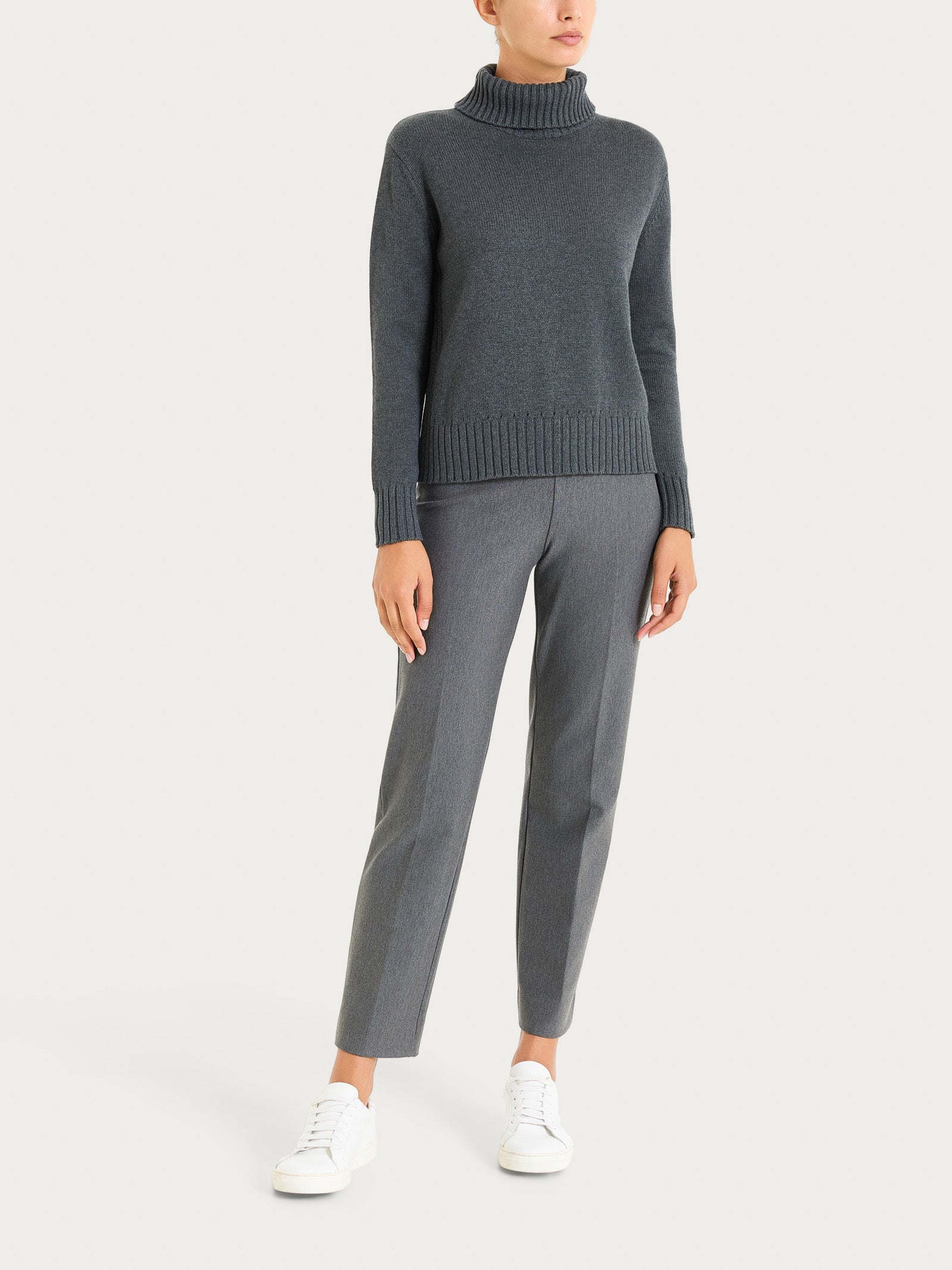 Ragno Winter Cotton dolcevita cotone Ardesia Mel.