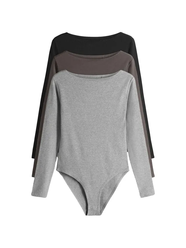 The Set body a coste scollo a barca donna 3 pezzi morbidi