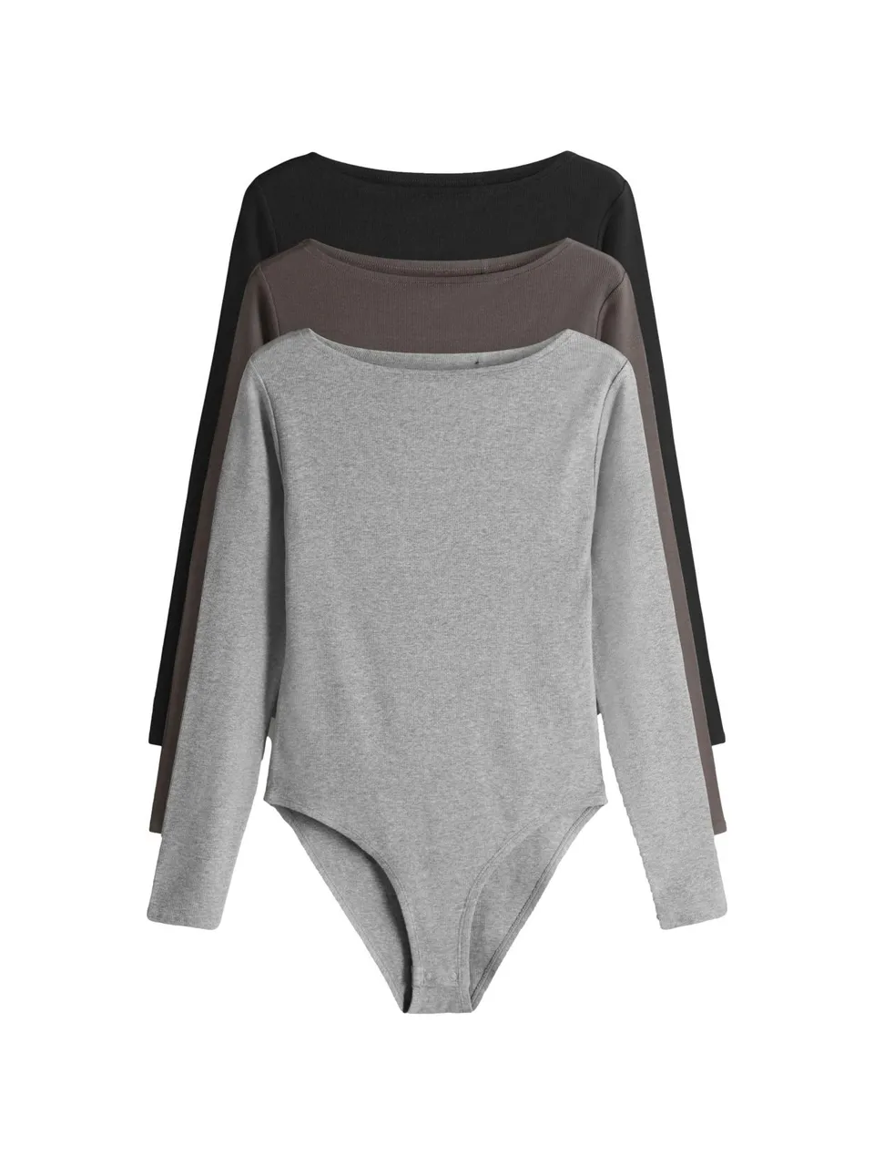 The Set body a coste scollo a barca donna 3 pezzi morbidi
