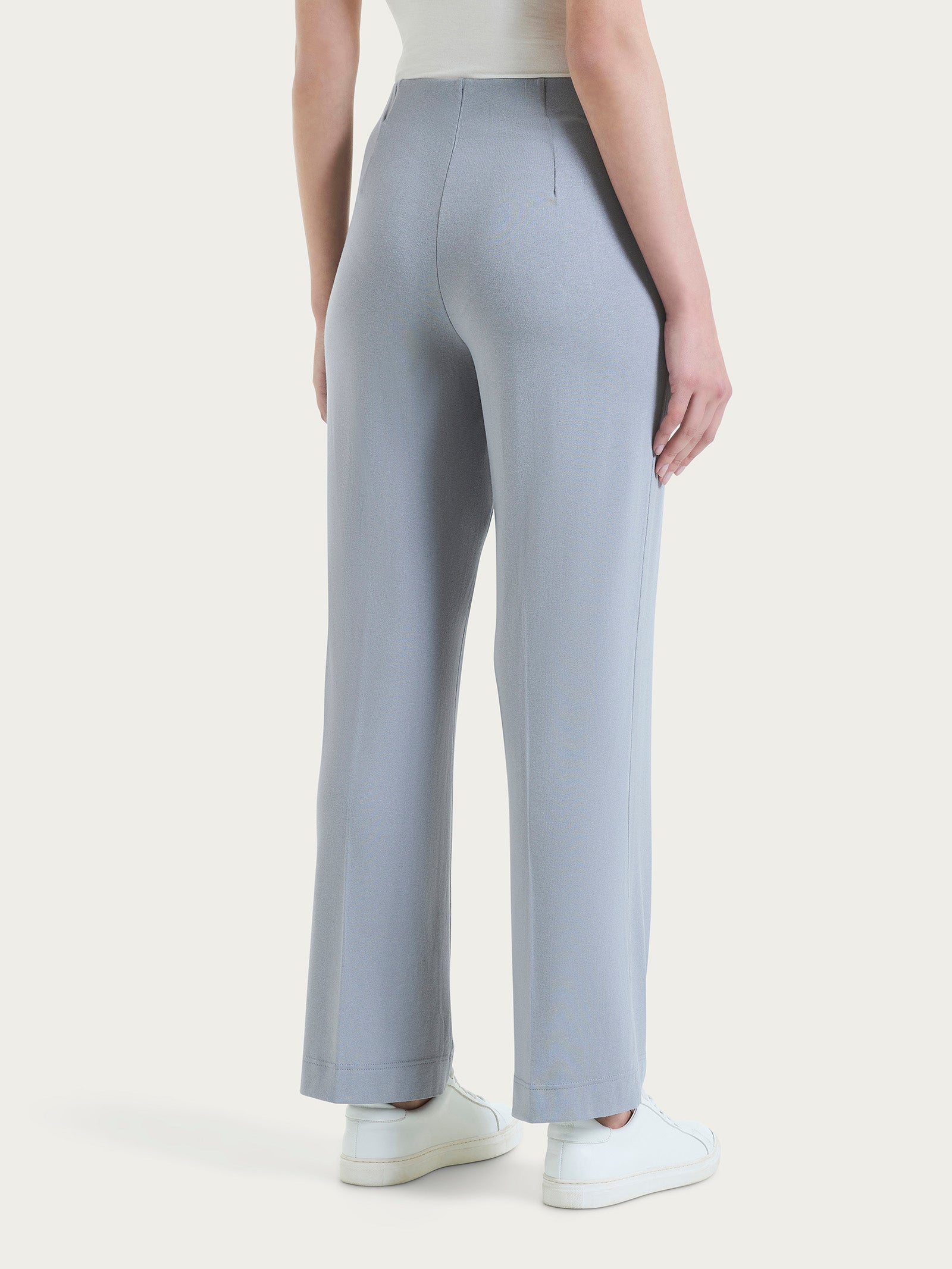 Ragno Relaxed pantalone ampio grigio viscosa jersey fresco