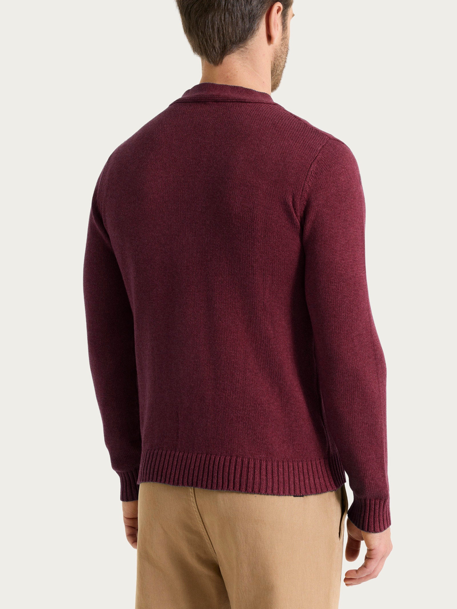 Ragno Winter Cotton cardigan uomo scollo V Fig Mel.