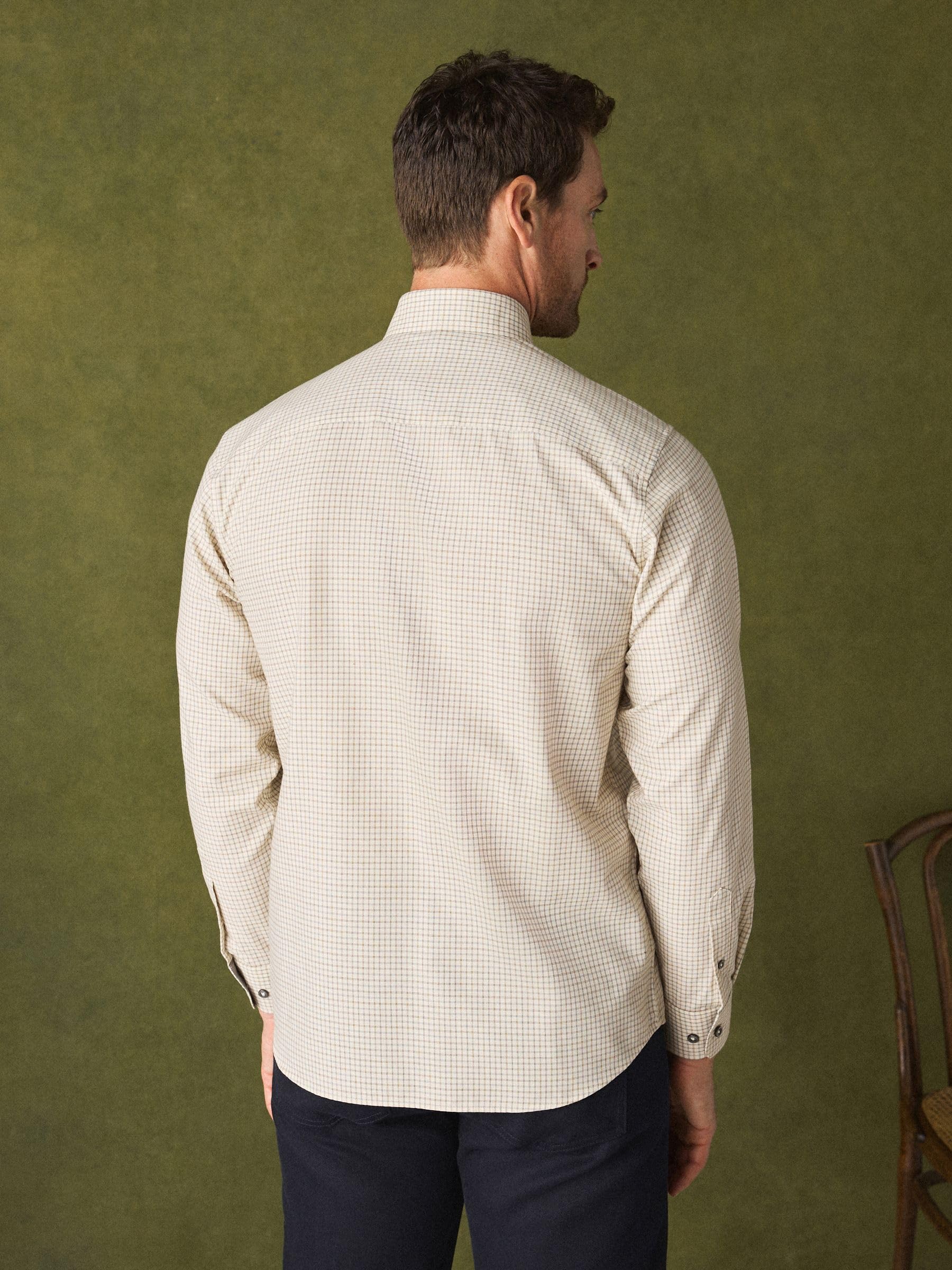 Next camicia oxford uomo manica lunga regular facile da stirare