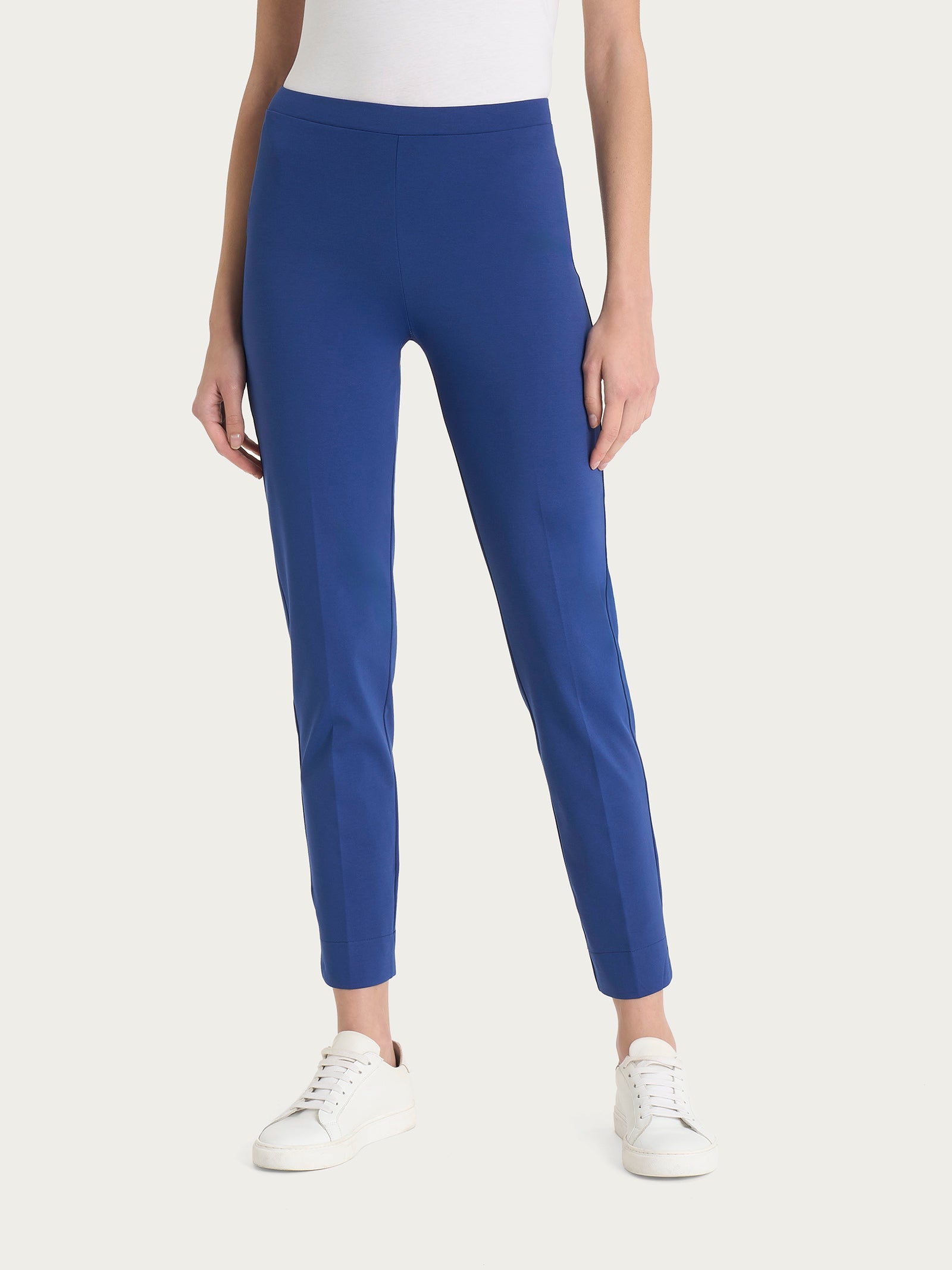 Ragno Compact Light pantalone capri The Cigarette blu