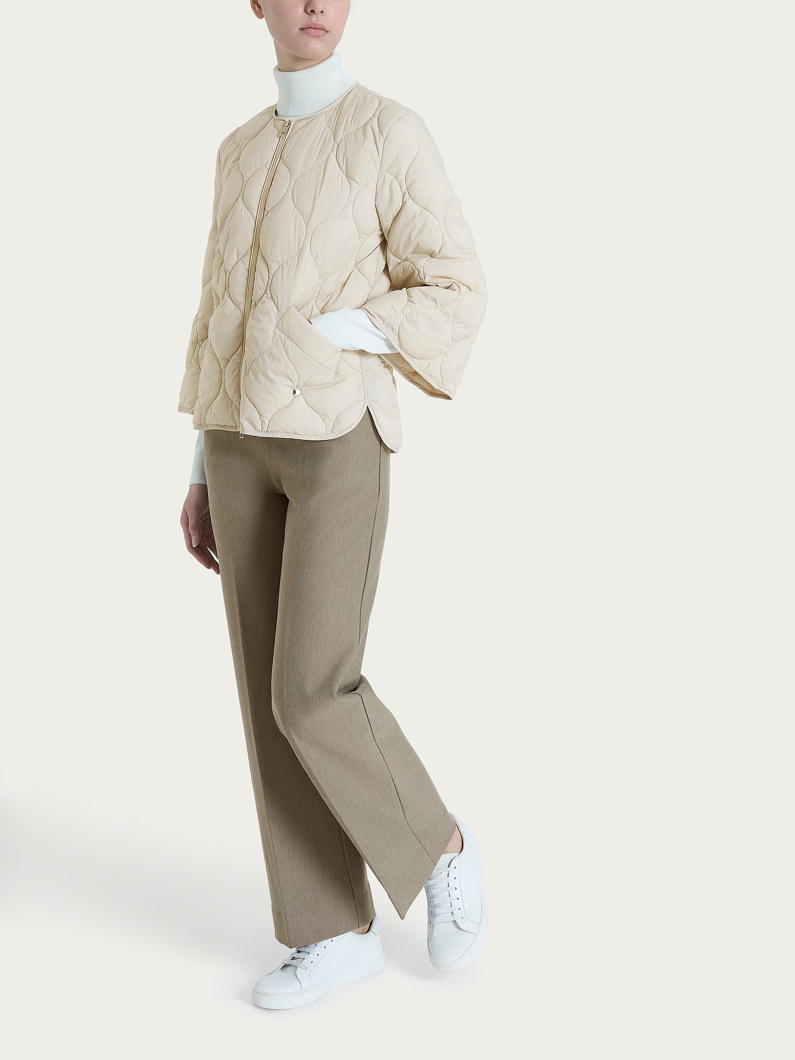 Ragno Onion Quilt Puffer 3/4 piumino champignon leggero