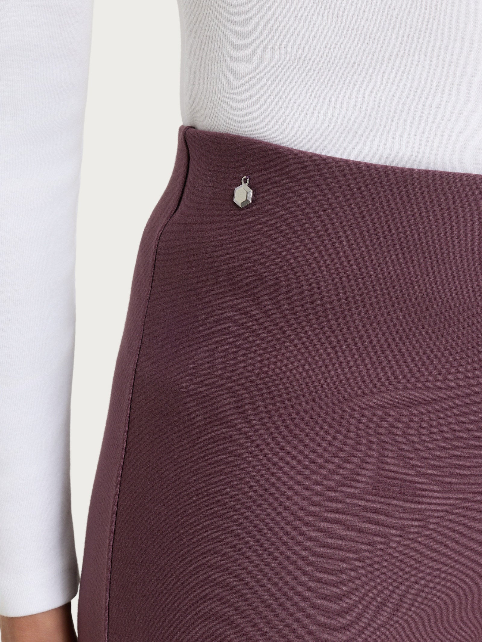 Ragno Compact Pantalone Ampio Huckleberry wide leg