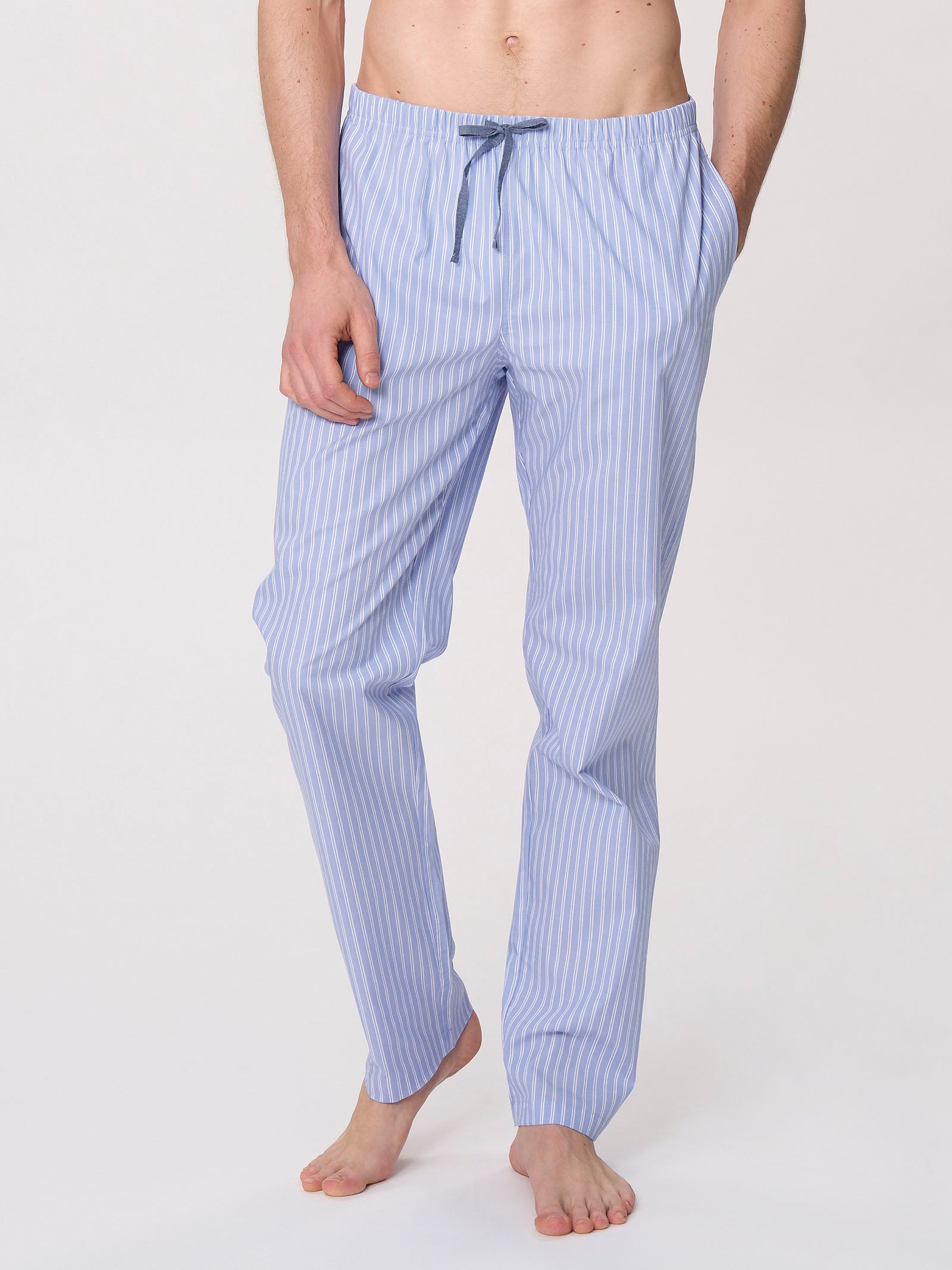 Ragno Navetta Pantalone lungo pigiama uomo Skipper Blue cotone