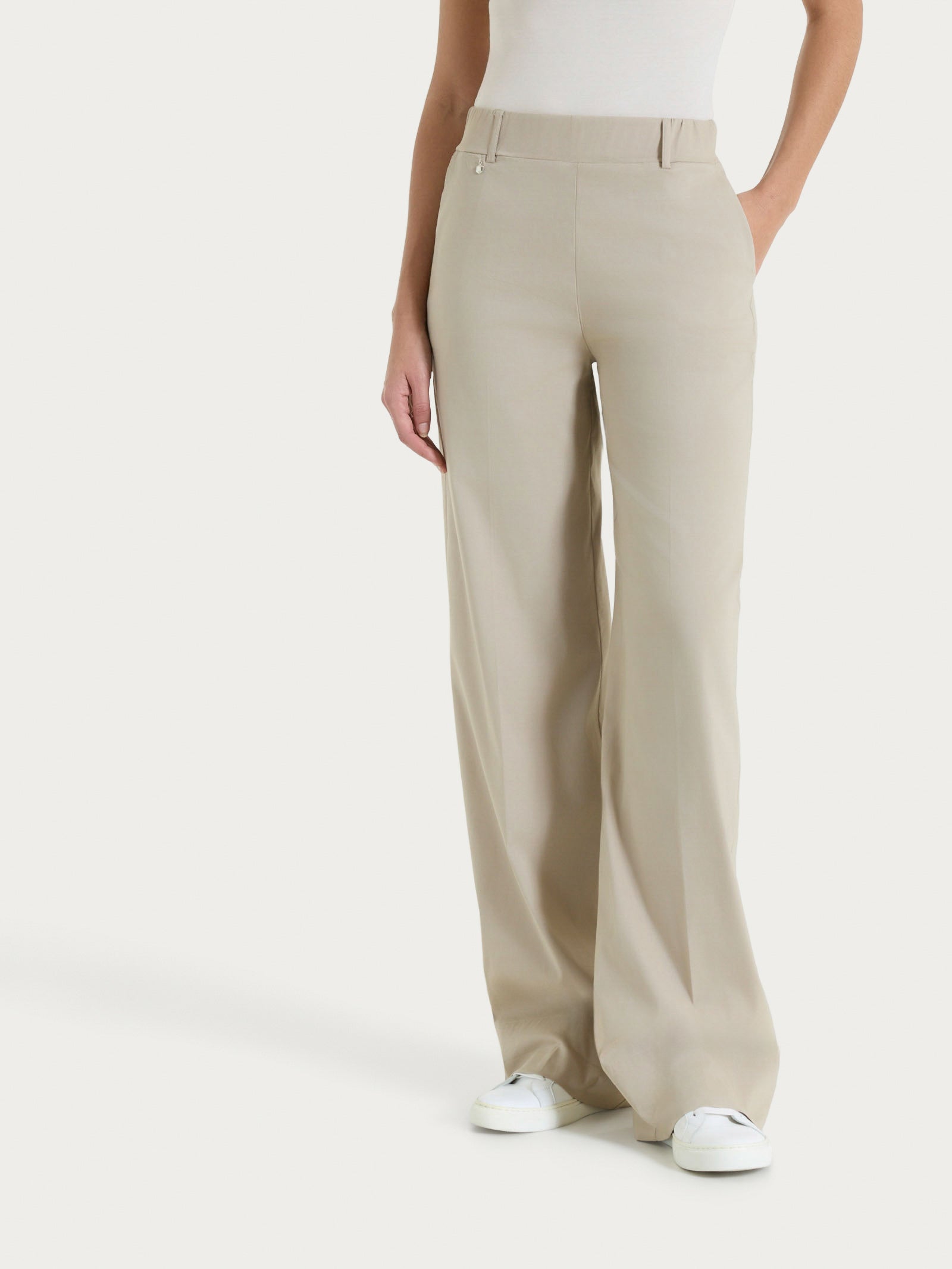 Ragno Super Fresh Pantalone ampio pantalone donna crockery cotone