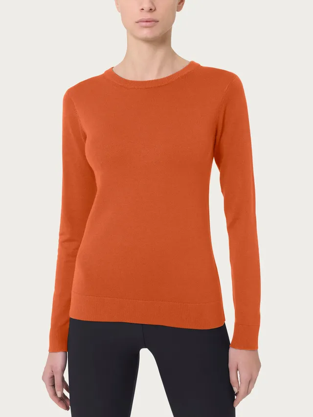 Ragno Four Seasons Maglia Girocollo manica lunga Rust