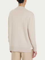 Ragno Super Soft cardigan aperto Champignon maniche lunghe