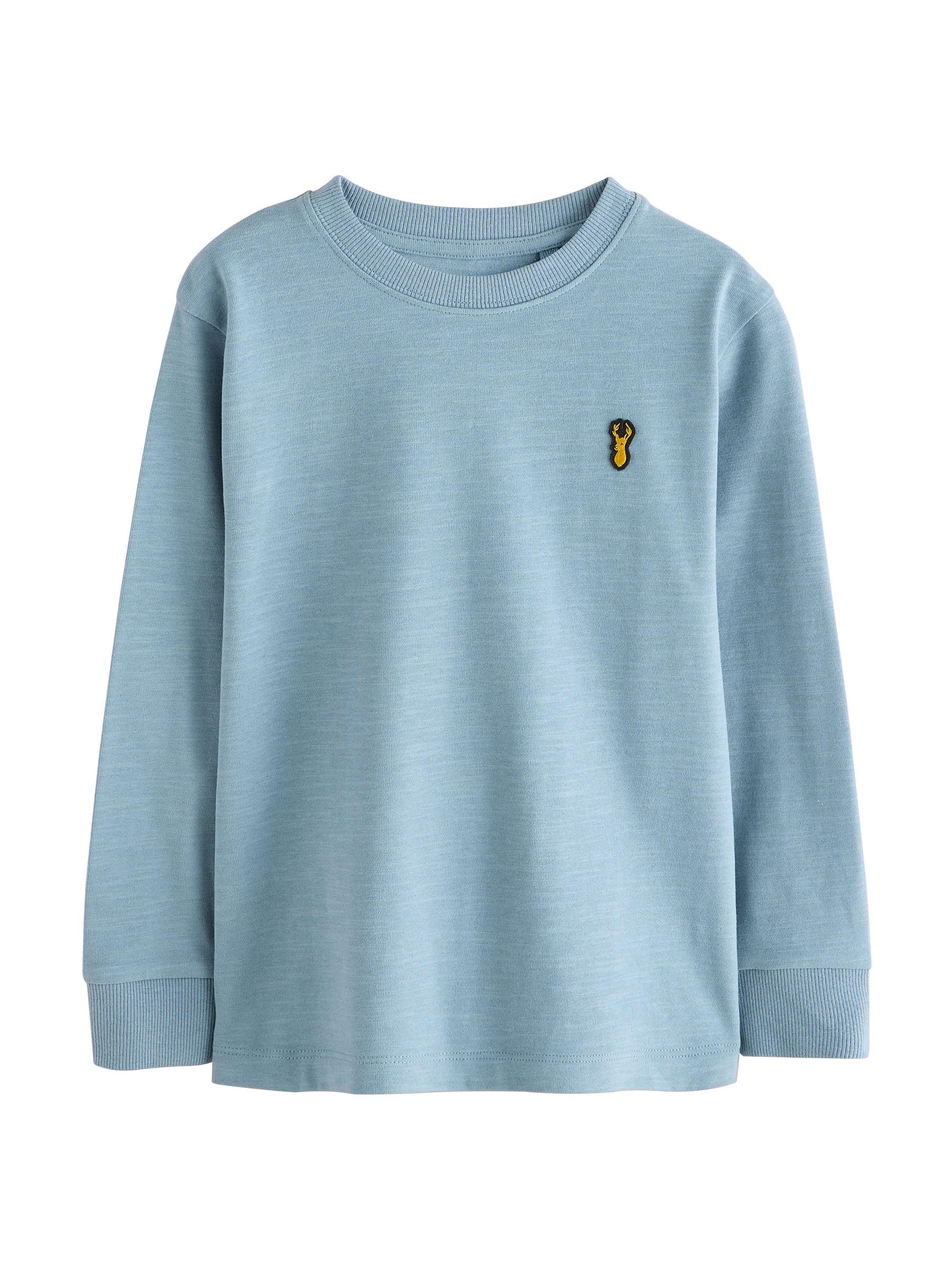 Next maglietta ragazzo maniche lunghe logo 8 pezzi 128