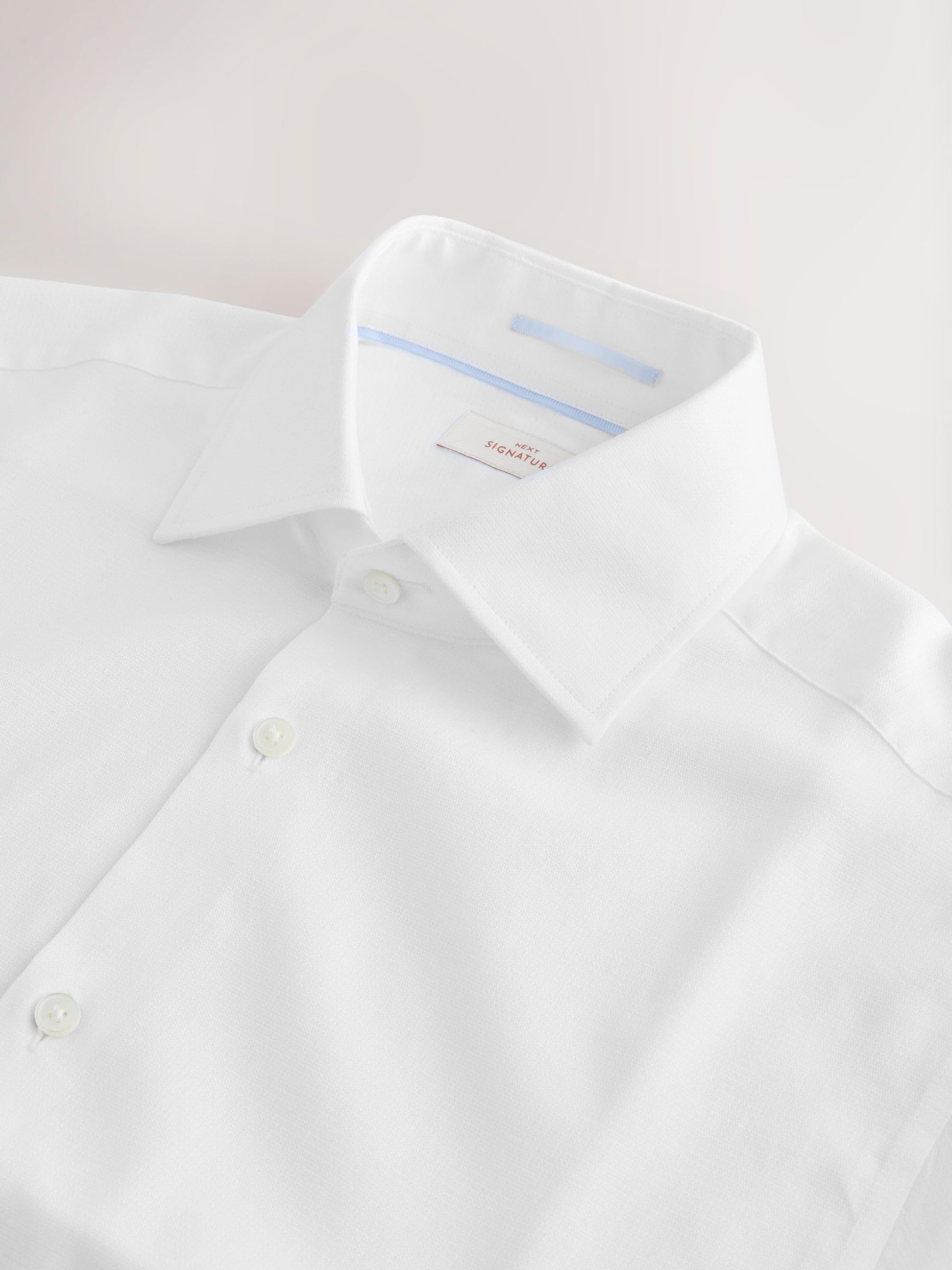 Next Signature Testurizzata camicia uomo 100% cotone