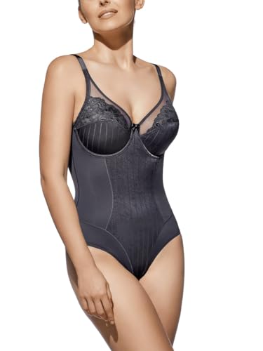 Lady C body modellante pizzo coppa D 3D senza imbottitura elegante