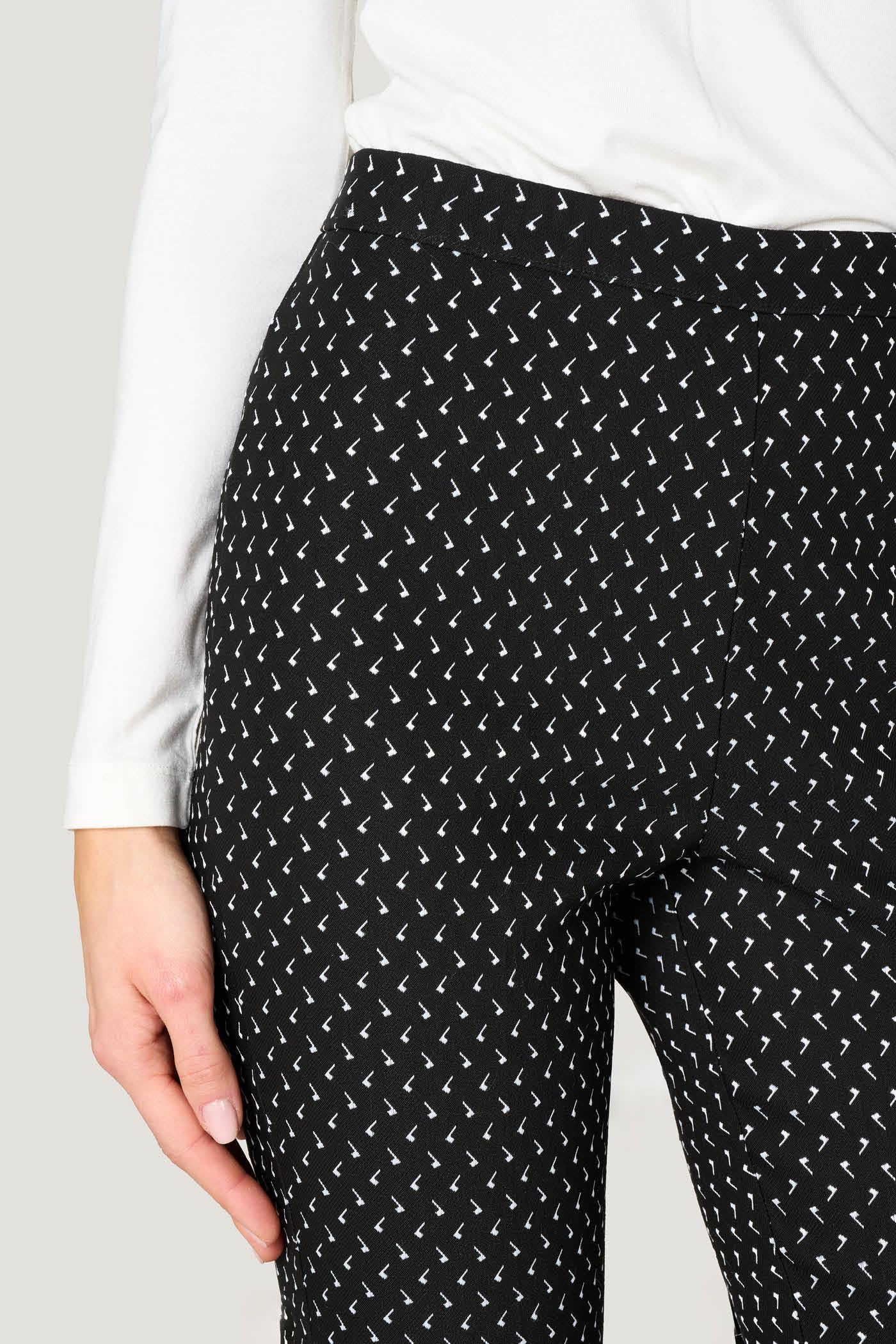 Goldenpoint Flare Geometrico leggings svasato viscosa