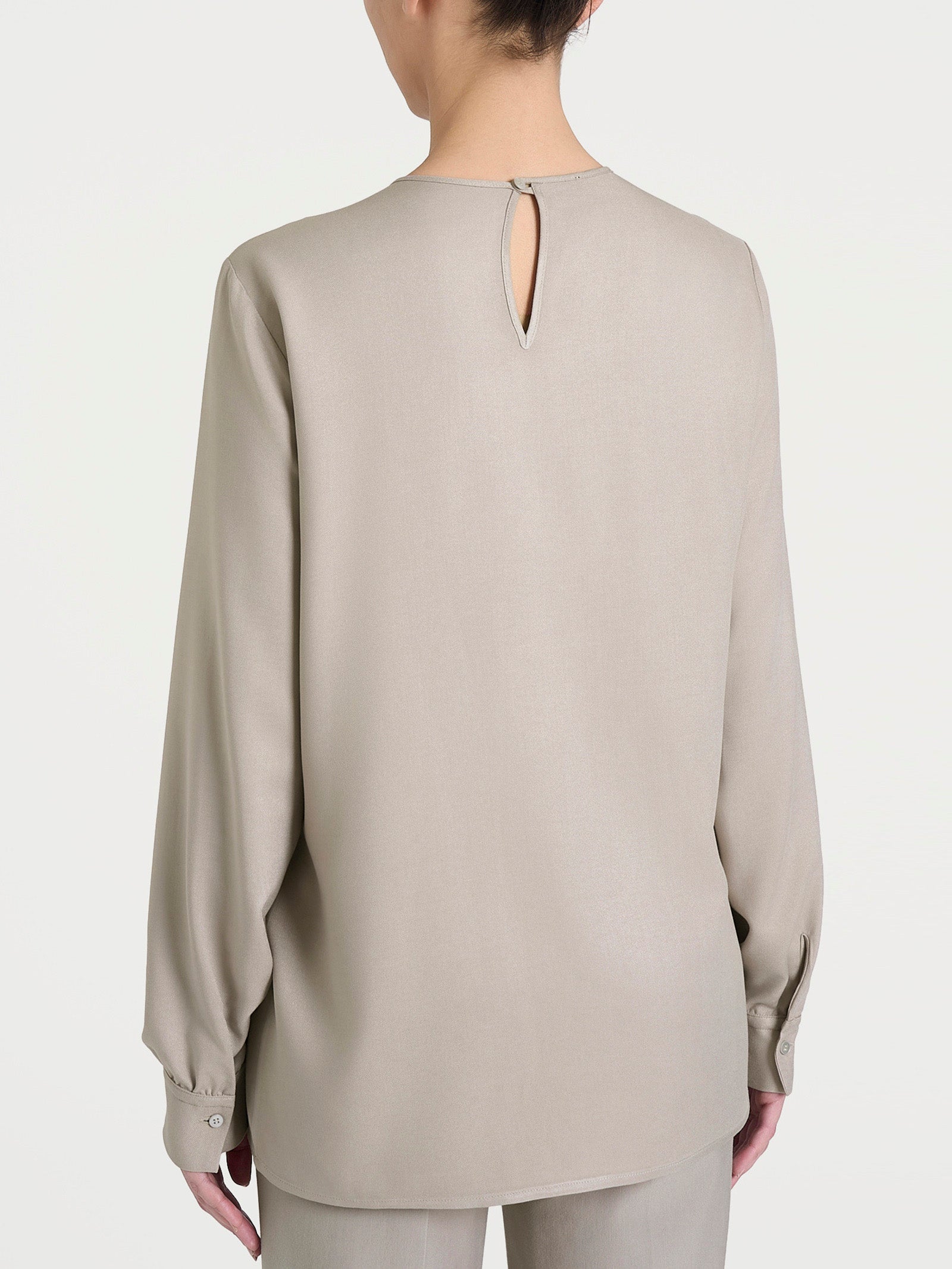 Ragno EcoSeta Blusa Girocollo String viscosa manica lunga
