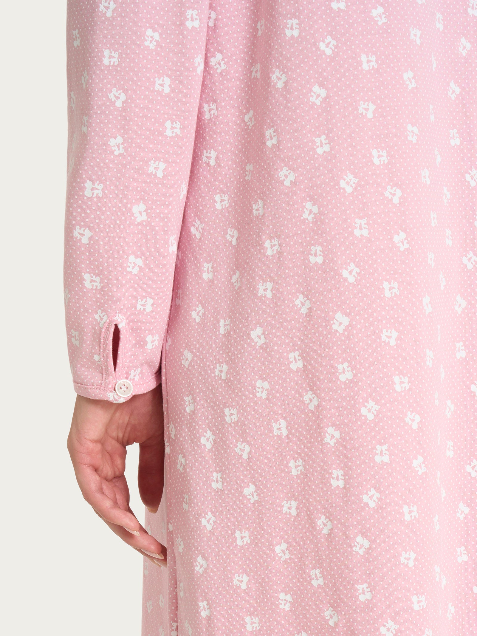 Ragno Jersey Camicia Notte Cotone Cameo Pink 52-56
