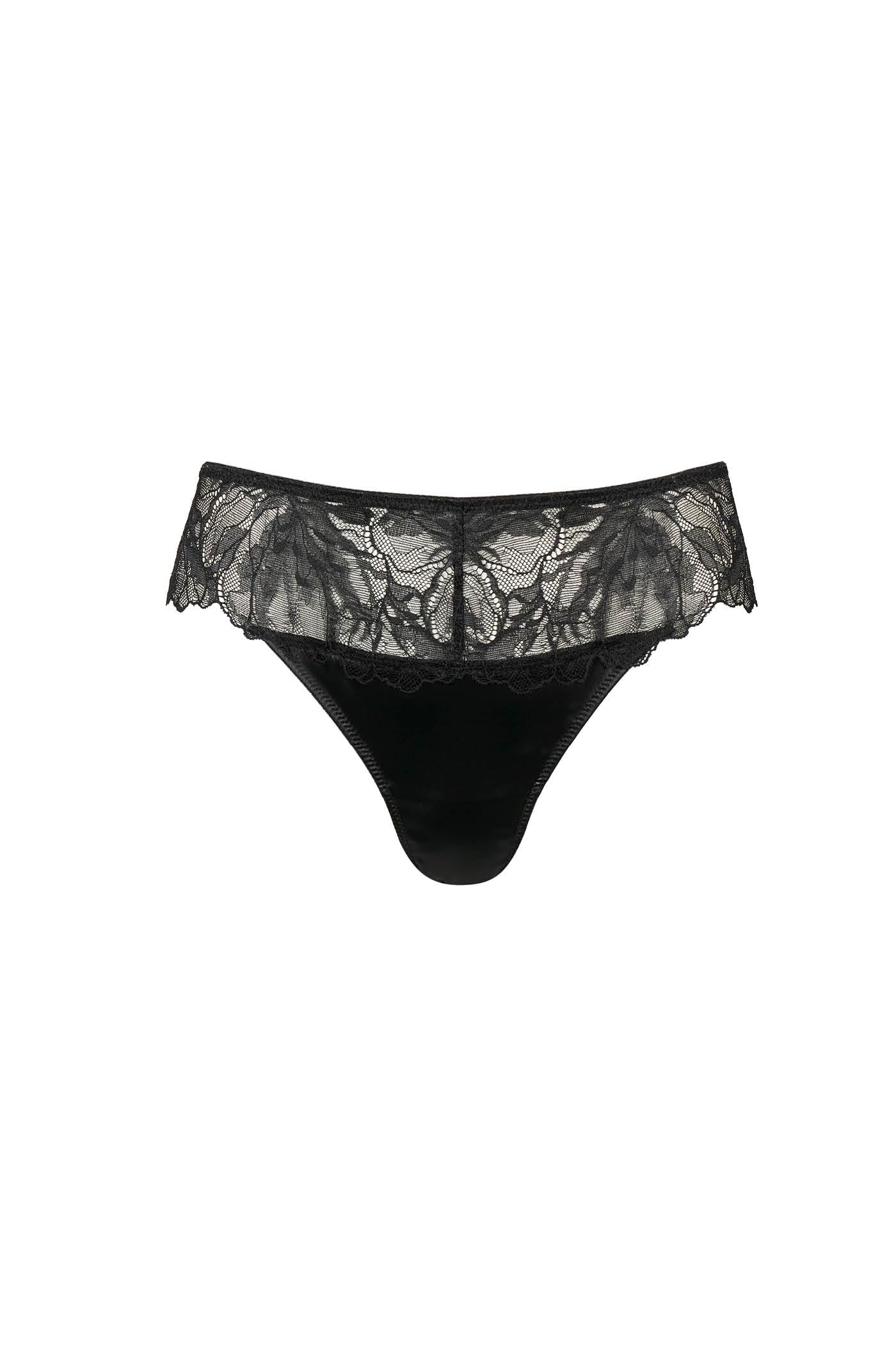 Goldenpoint Dark Grace Slip Brasiliana Pizzo Floreale