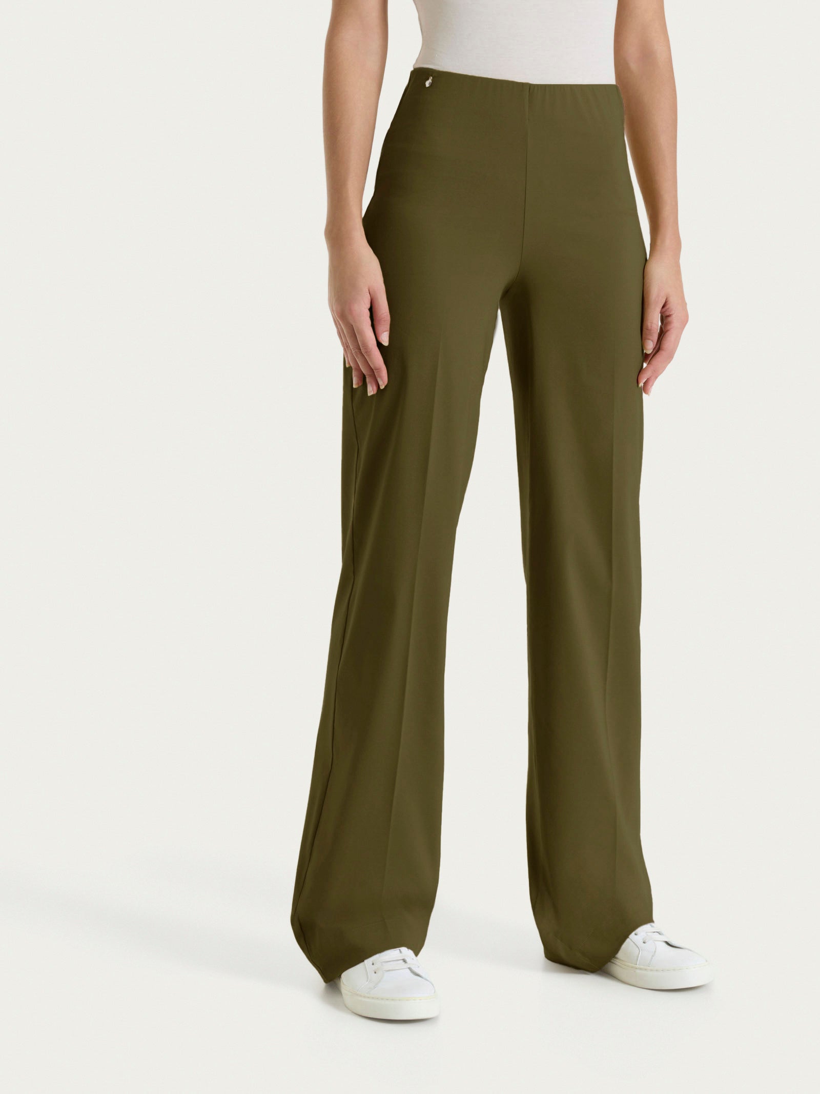 Ragno Super Fresh Pantalone Ampio Dark Olive leggero