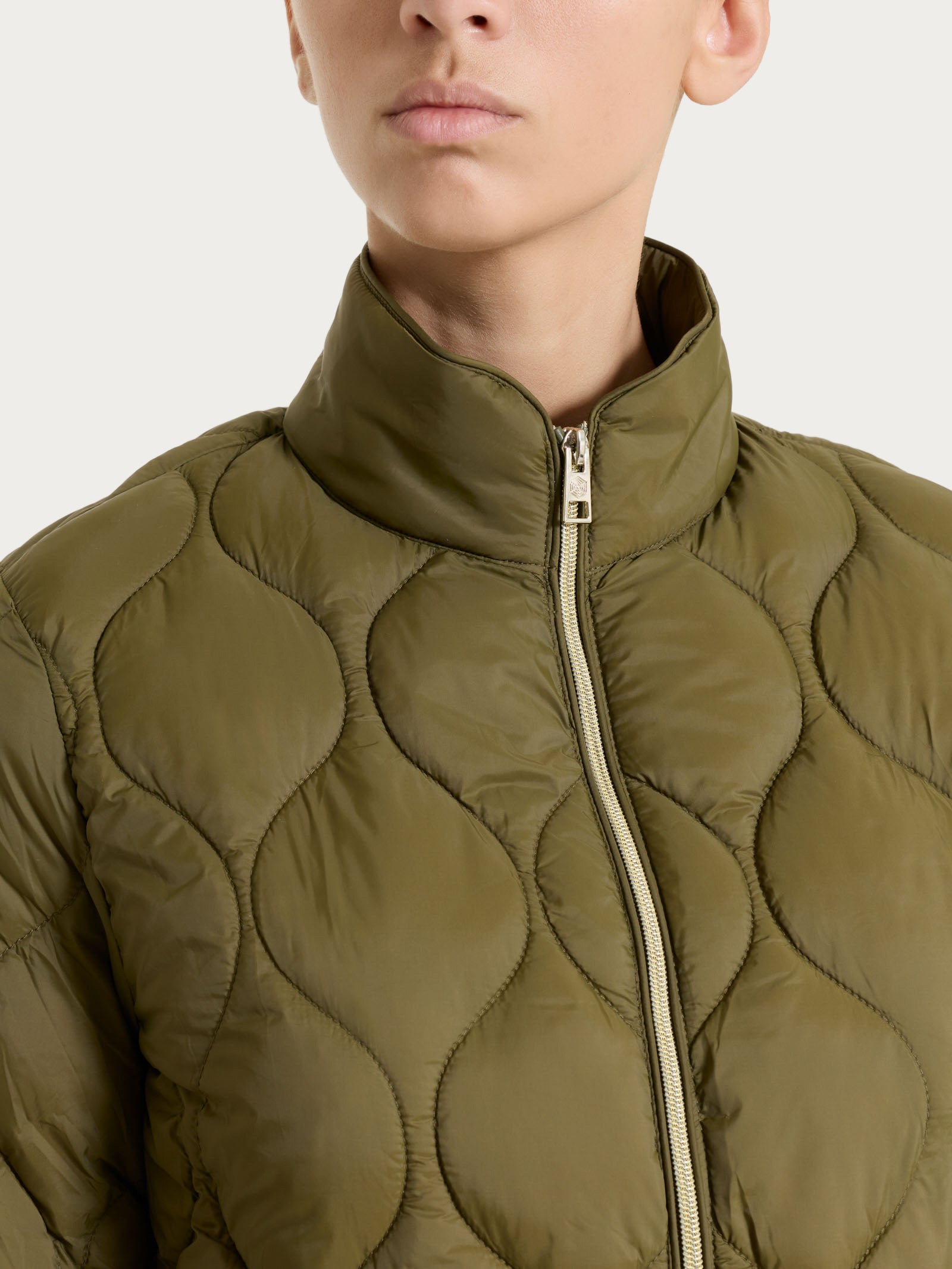 Ragno Onion Quilt piumino corto Dark Olive