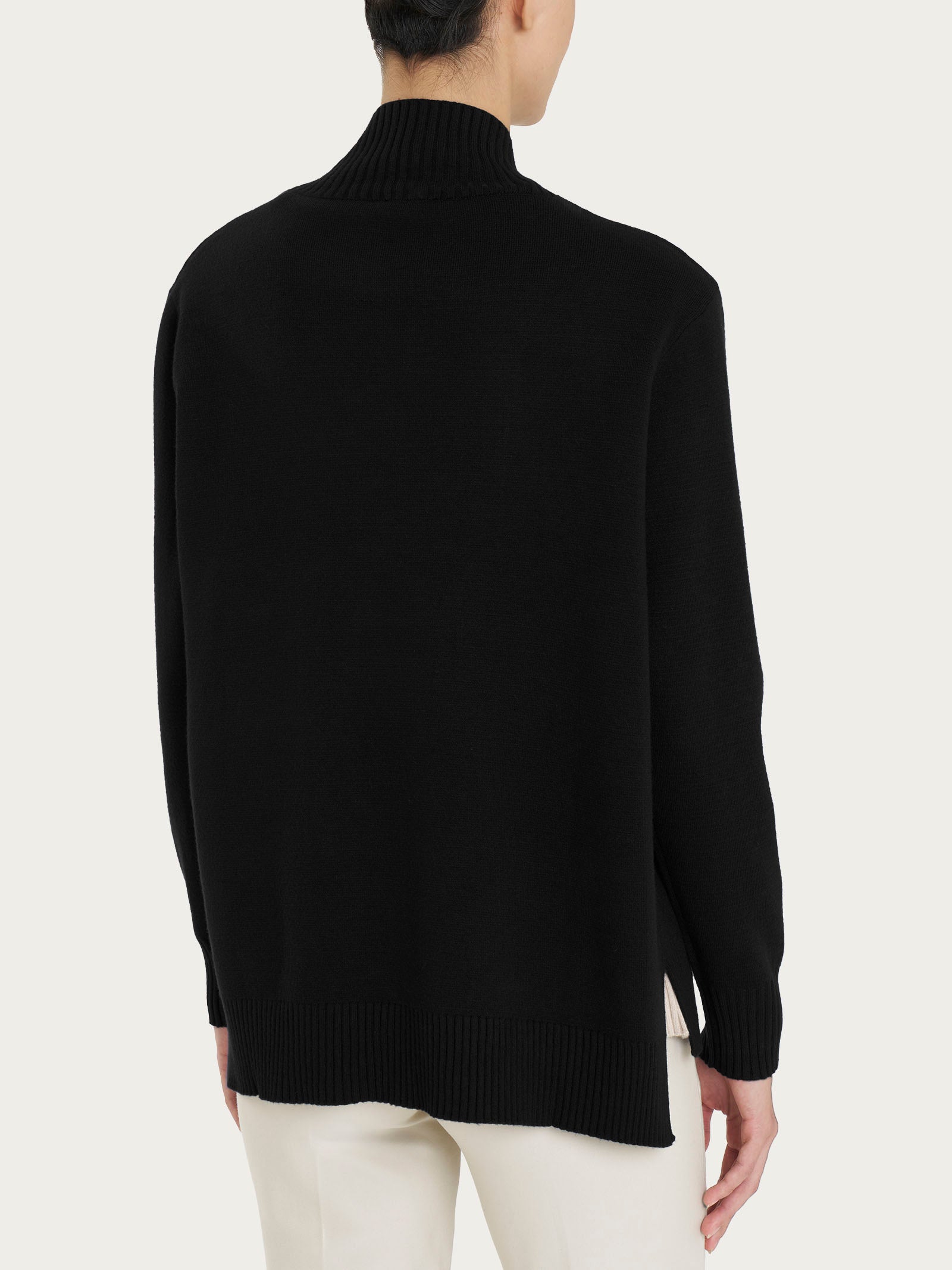 Ragno Super Soft Cardigan Aperto Donna Nero