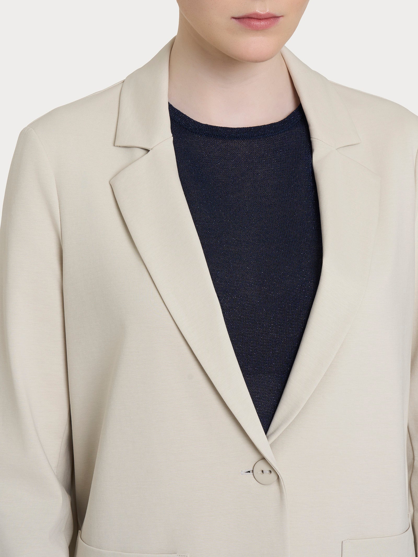 Ragno Compact Light blazer destrutturato beige Champignon over