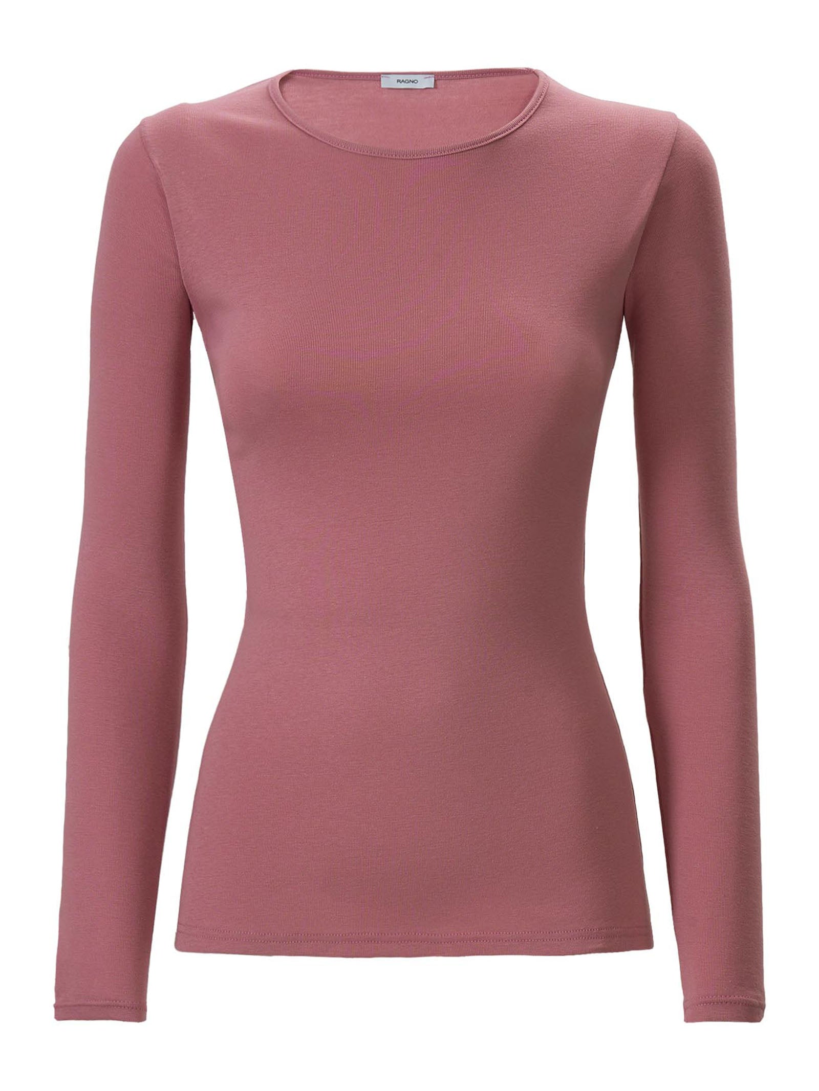 Ragno Thermo Cotton Girocollo Maglietta Donna Rosa Antico Cotone