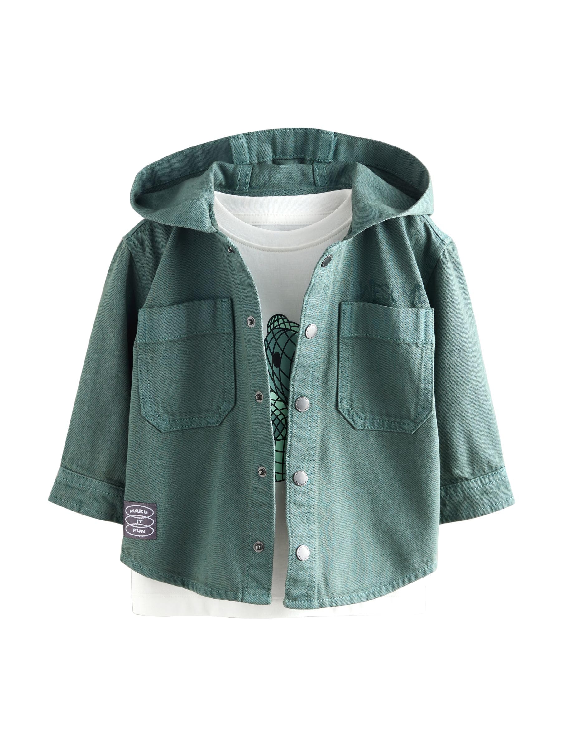 Next completo twill giacca cappuccio bambino 98-104