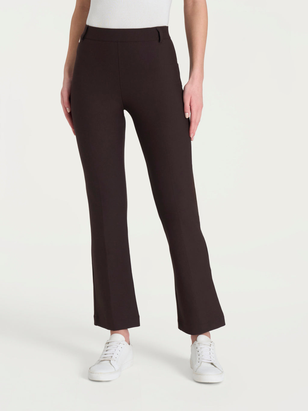 Ragno Compact pantaloni flare chocolate eleganti