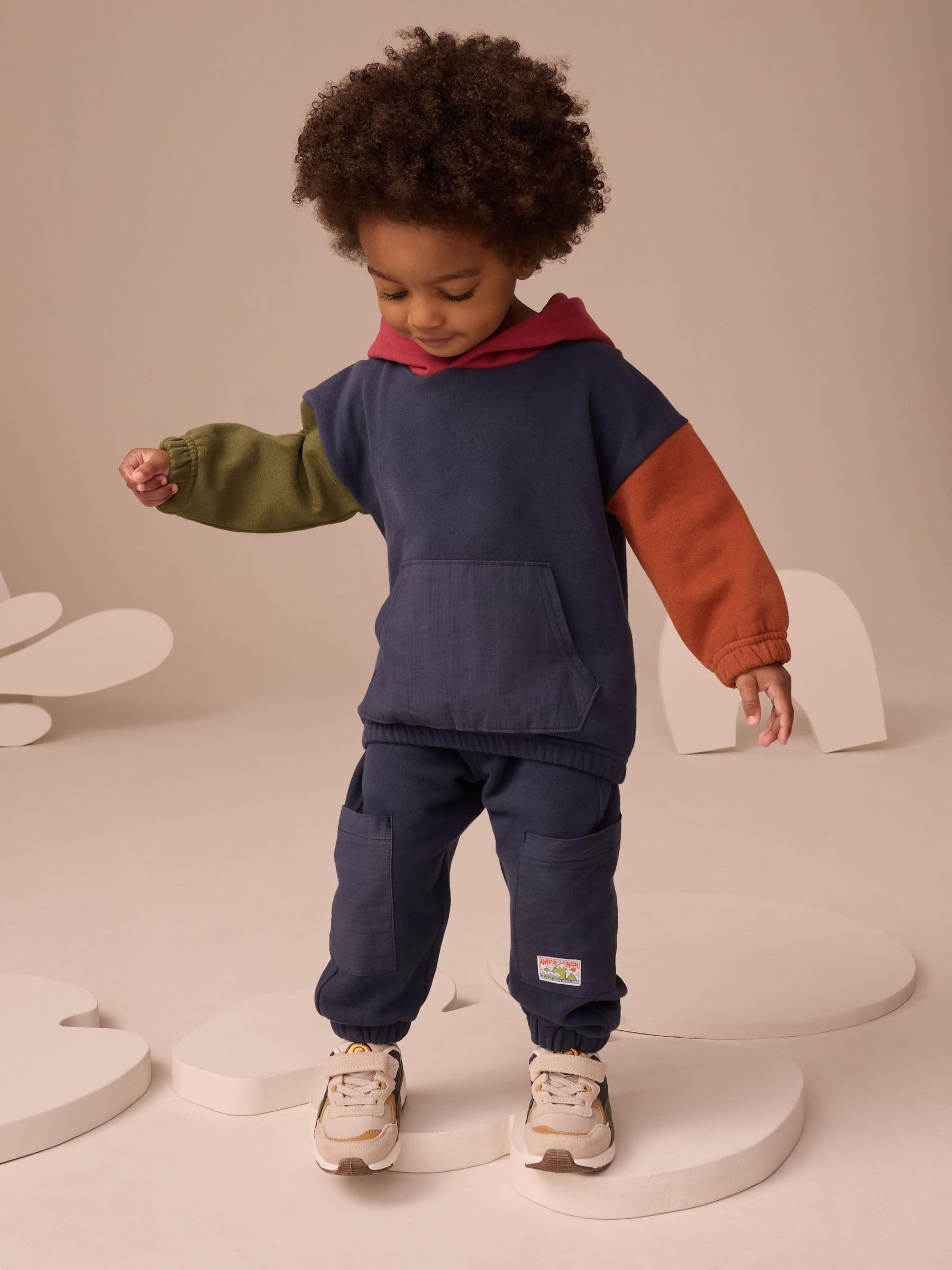 Geo Next Next felpa tuta bambino 110-116 blu navy felpa