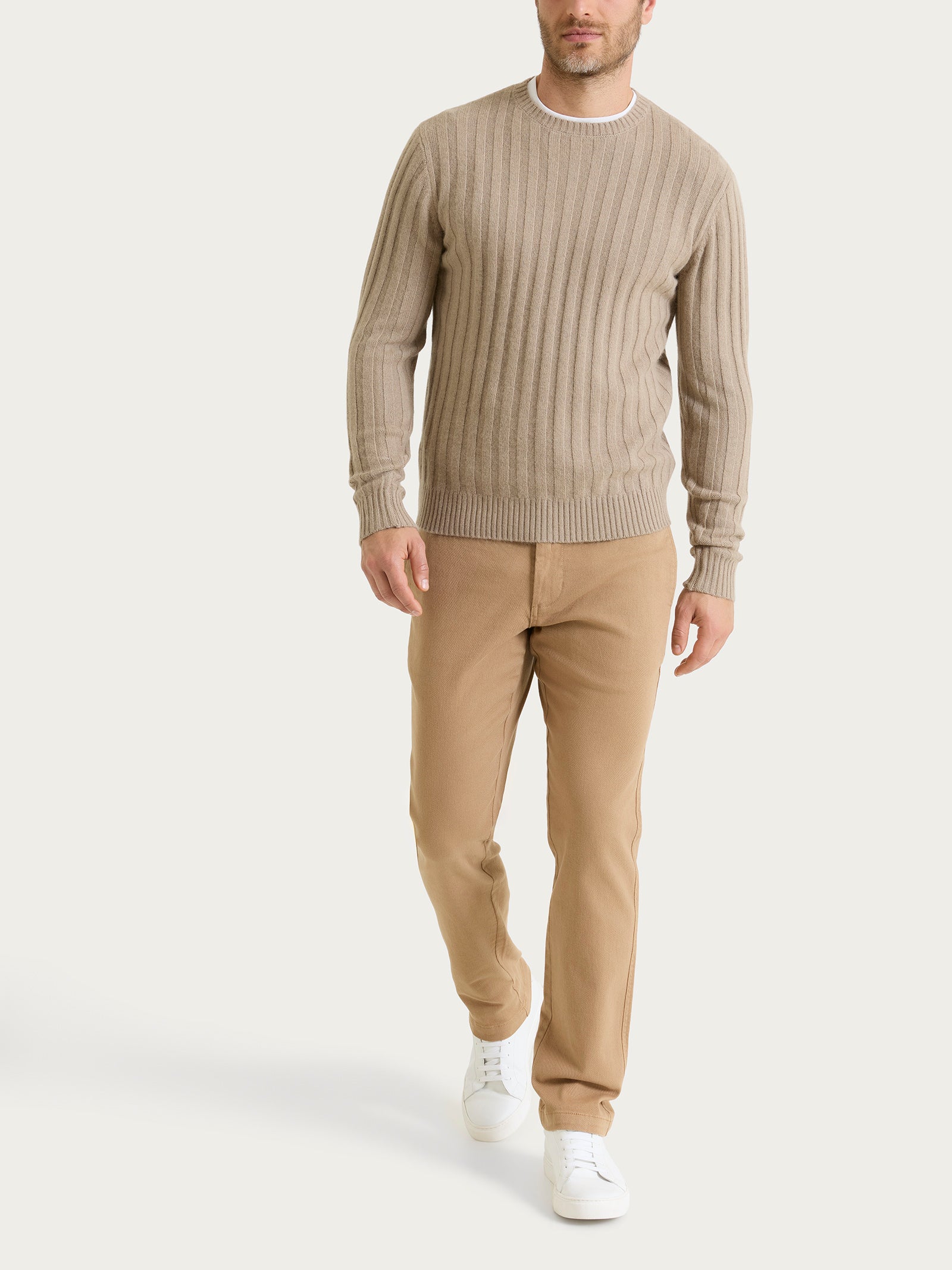 Ragno Four Seasons pull girocollo costa piatta maglia glace mel. calda