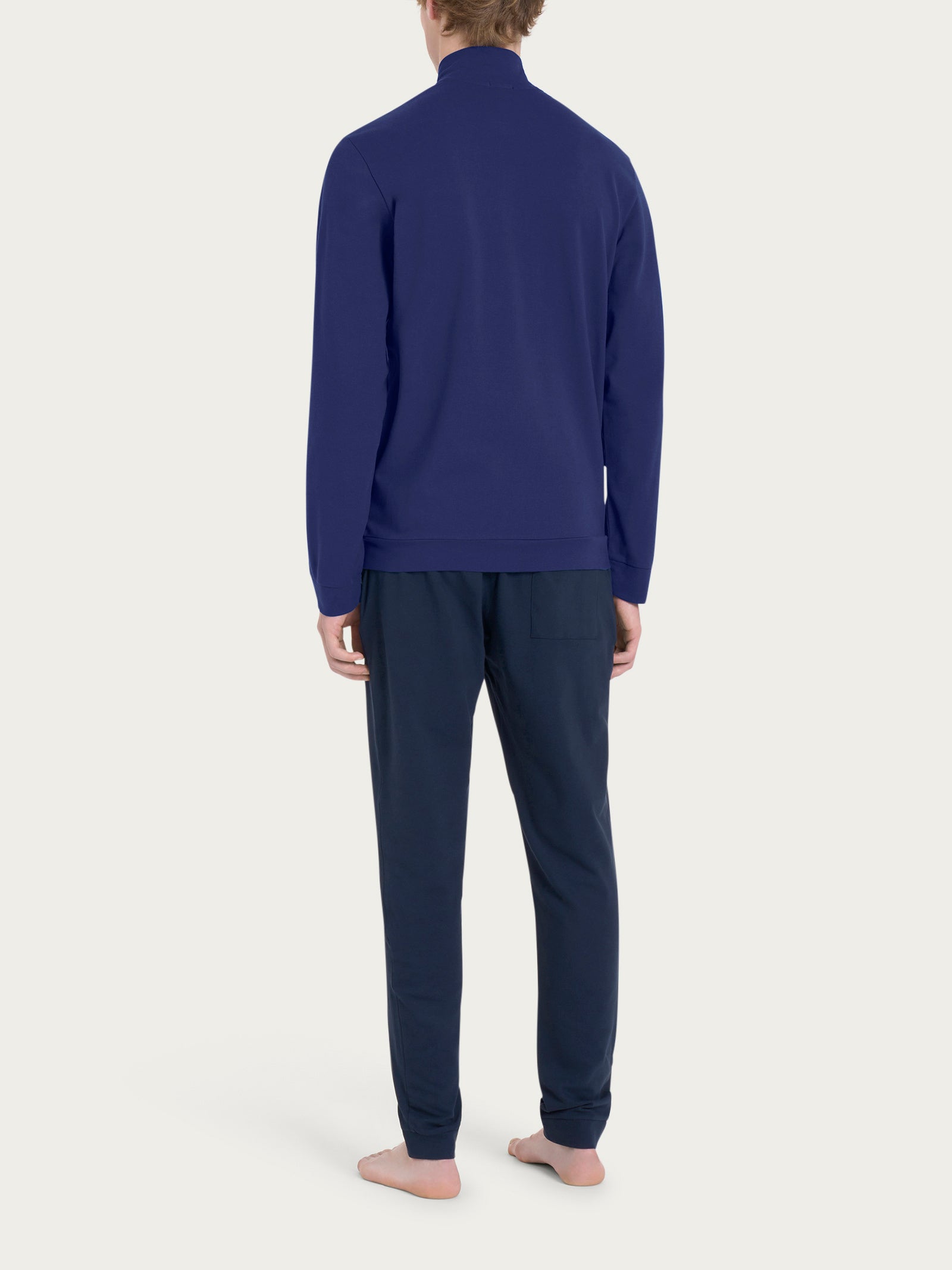 Ragno Eco Cotton Tuta Pigiama Blueberry cotone piquet