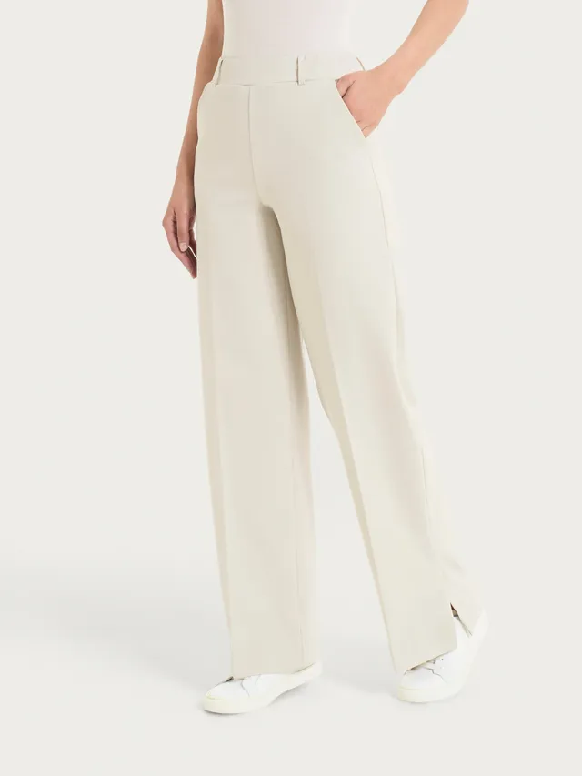 Ragno Compact Light Pantalone Palazzo Champignon tasche