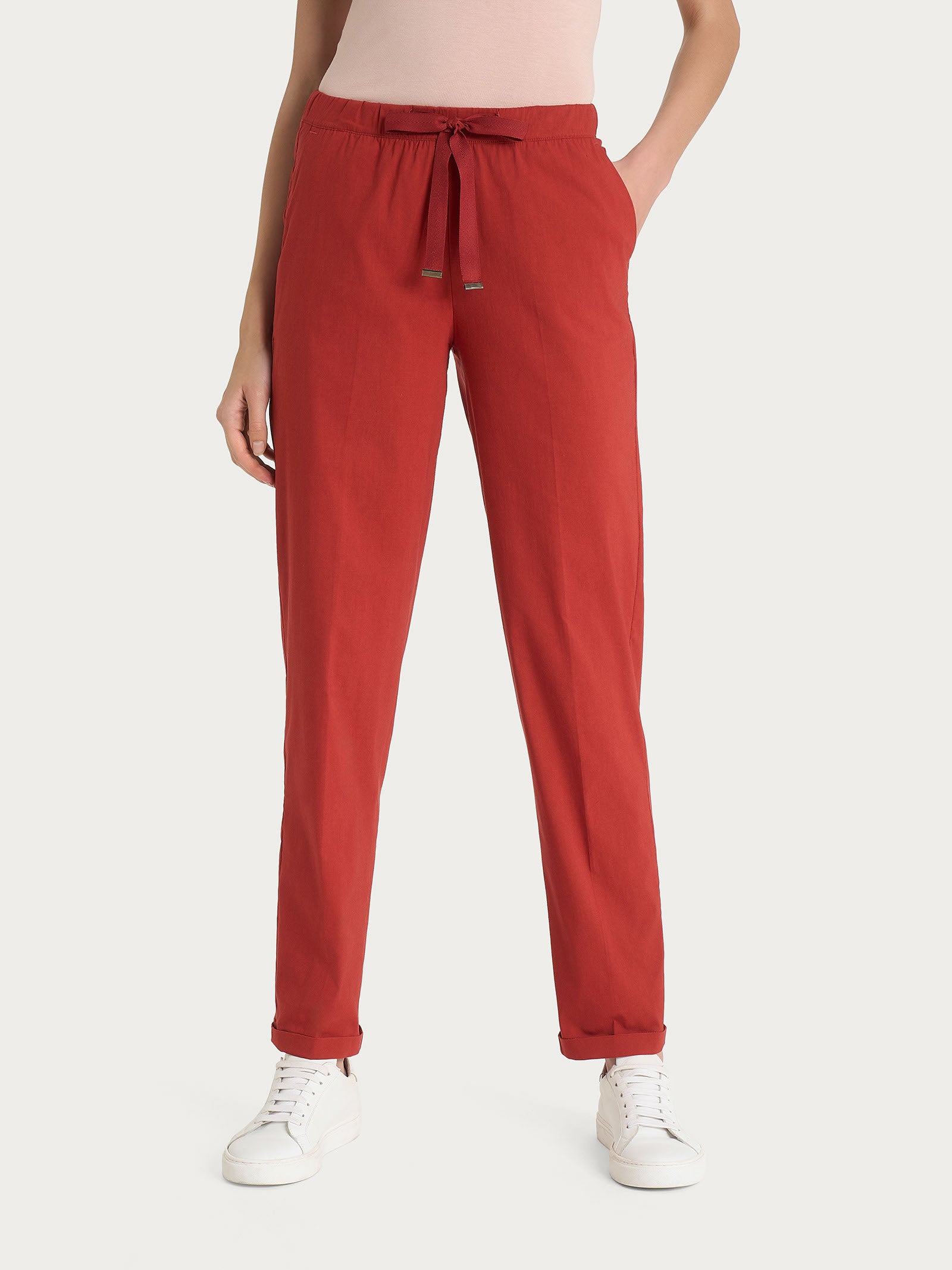 Ragno Super Fresh pantalone jogger red ochre