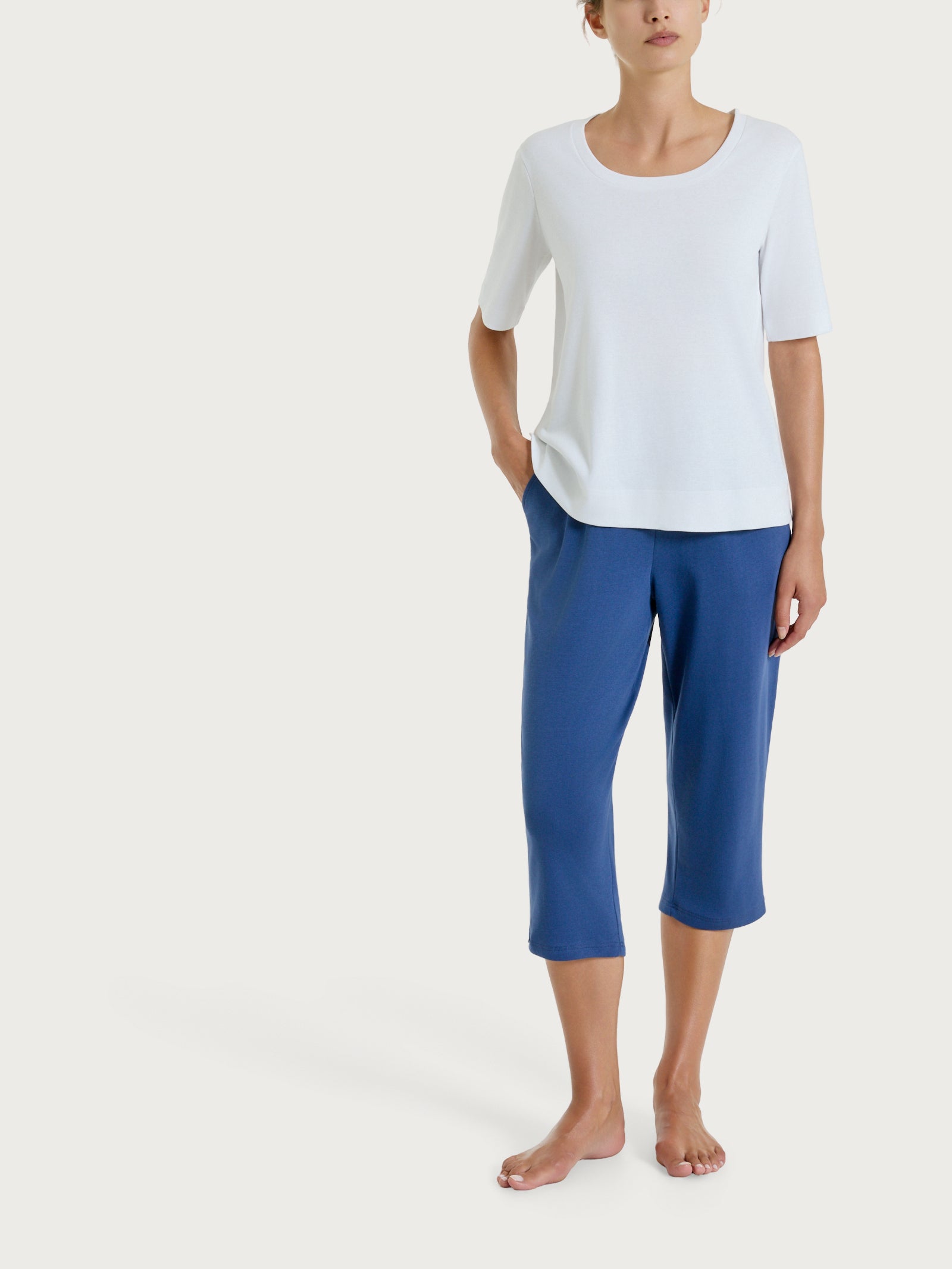 Ragno Eco Cotton Maglietta Girocollo Bianca Cotone