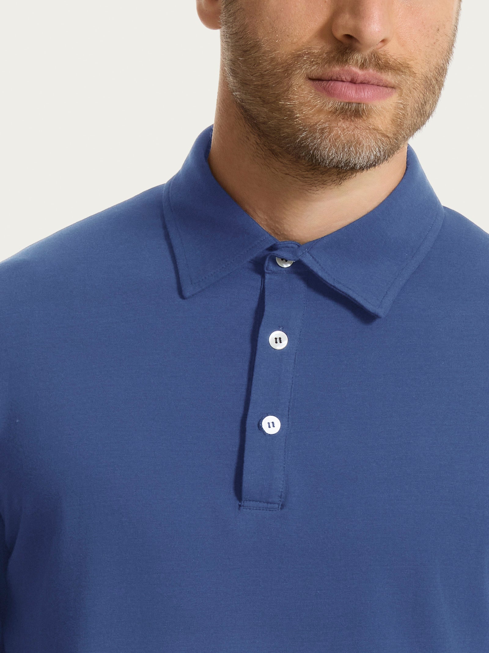 Ragno Ultralight Oceana polo uomo manica lunga cotone