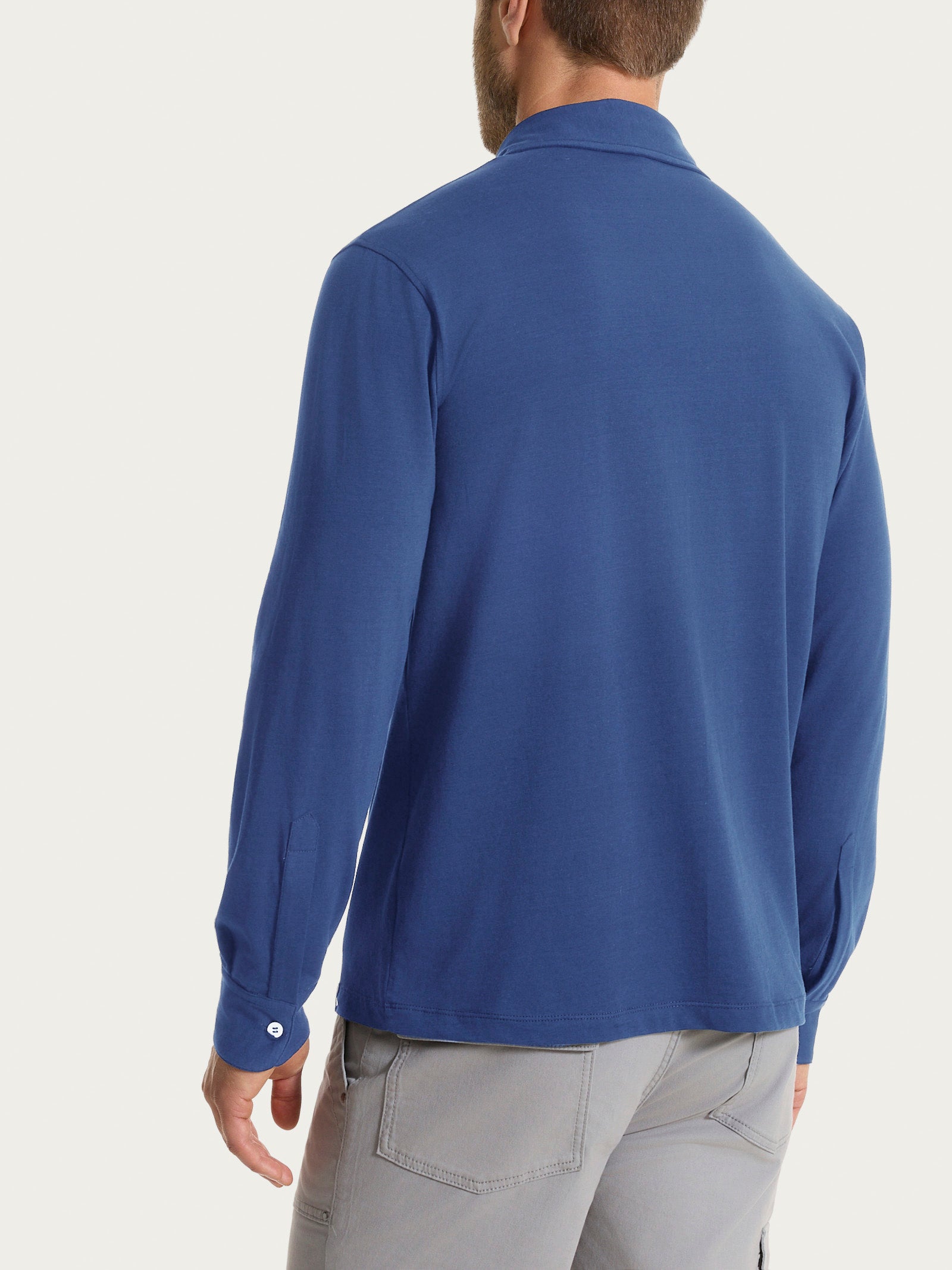 Ragno Ultralight Oceana polo uomo manica lunga cotone