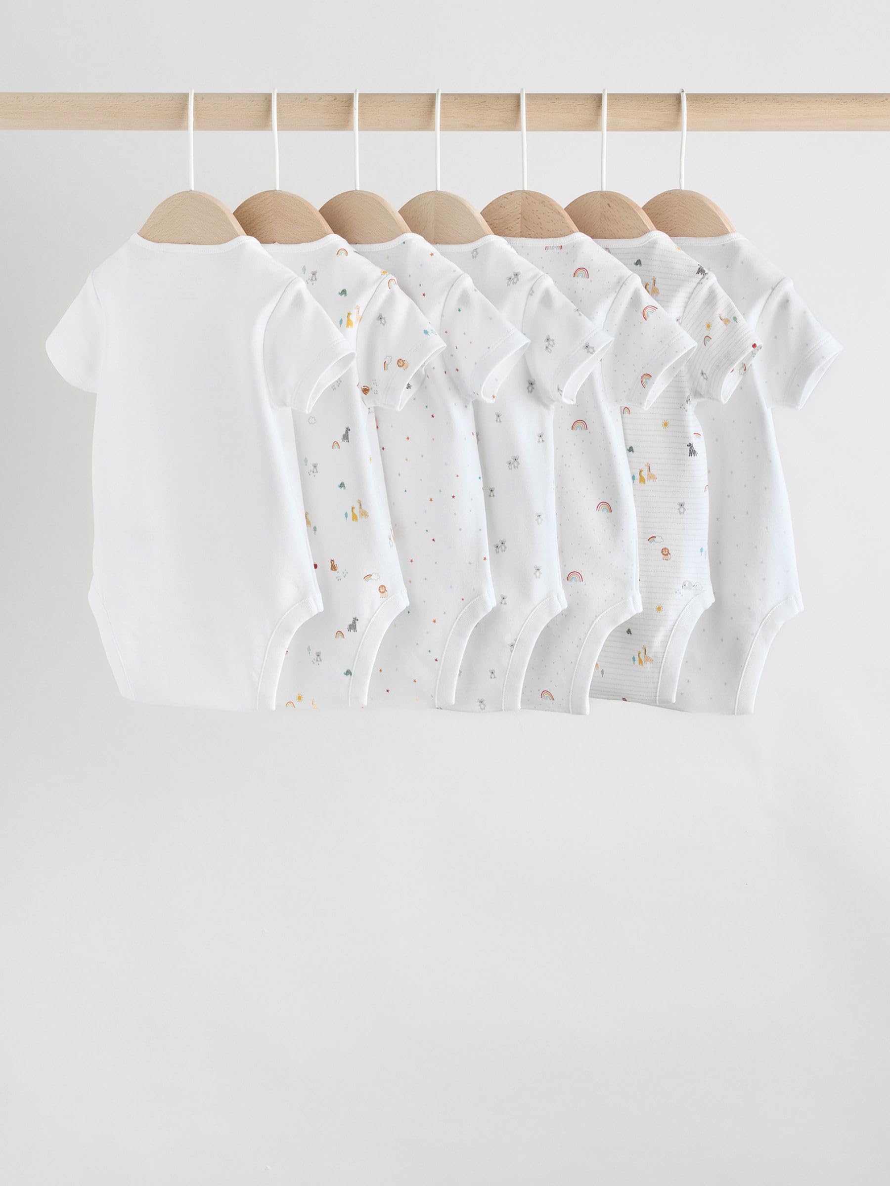 Next Body Neonato Maniche Corte Cotone Confezione da 7 86-92