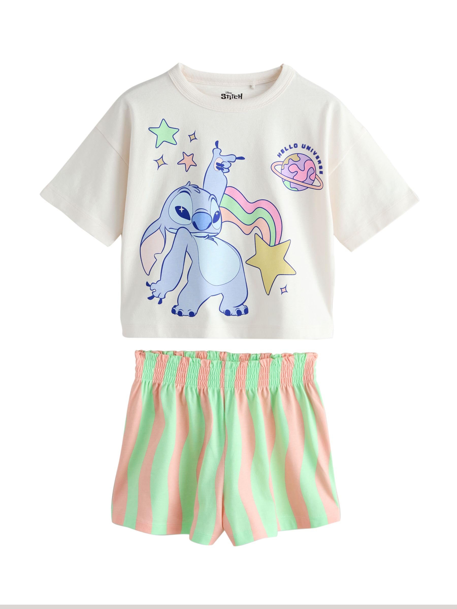 NEXT Ragazza Lilo e Stitch pigiami corti 2 pezzi 116 personaggi