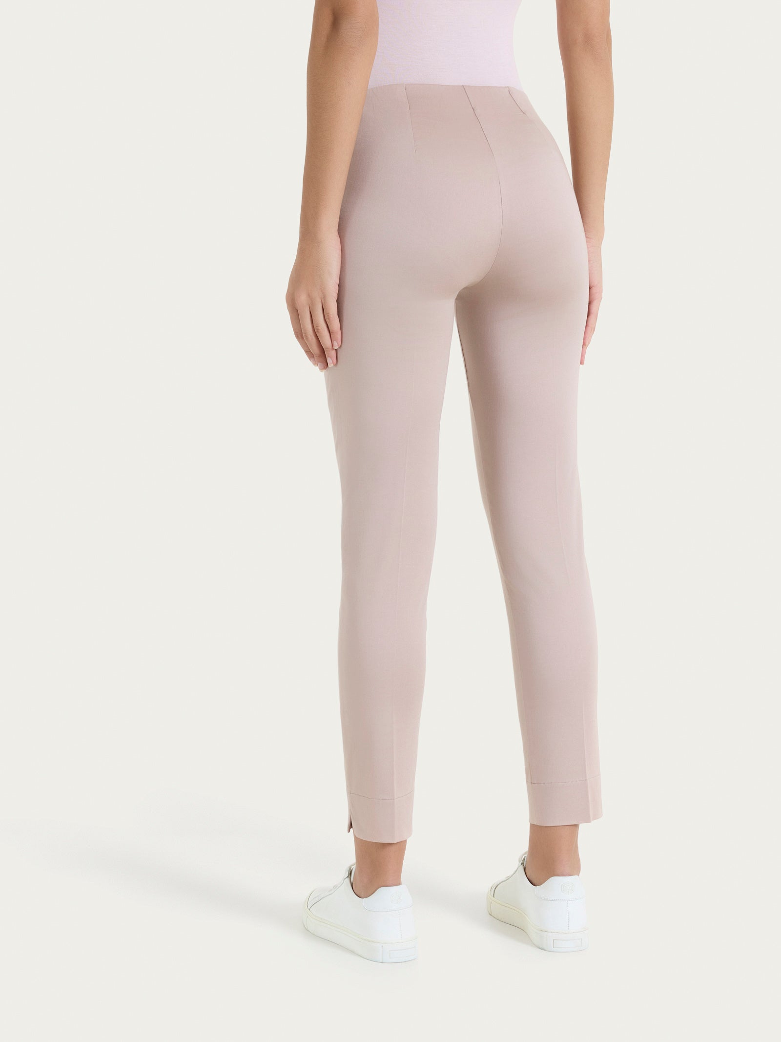 Ragno Satin Power Pantalone Capri Sphinx rosa skinny