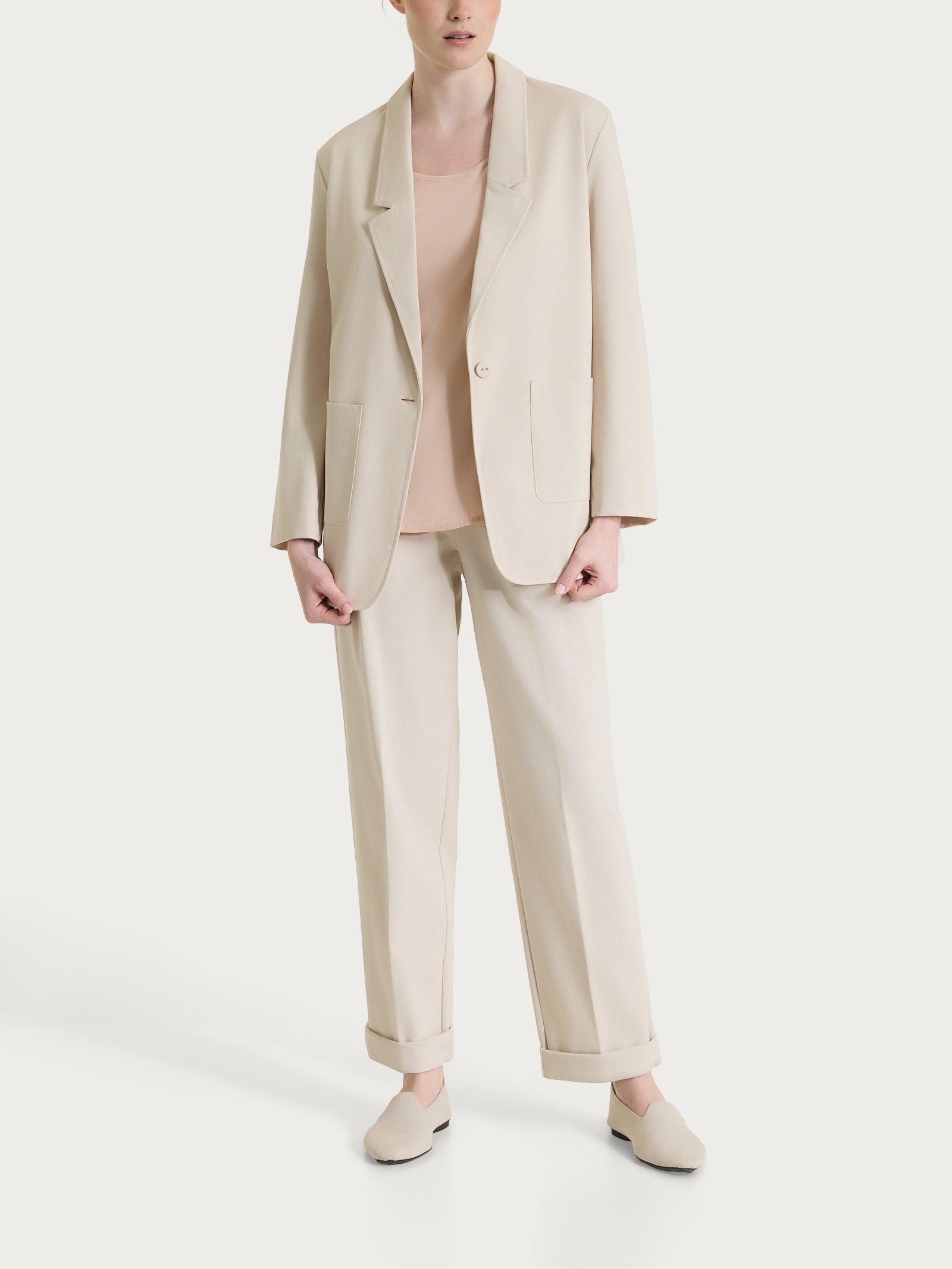 Ragno Compact Light blazer destrutturato Champignon leggero