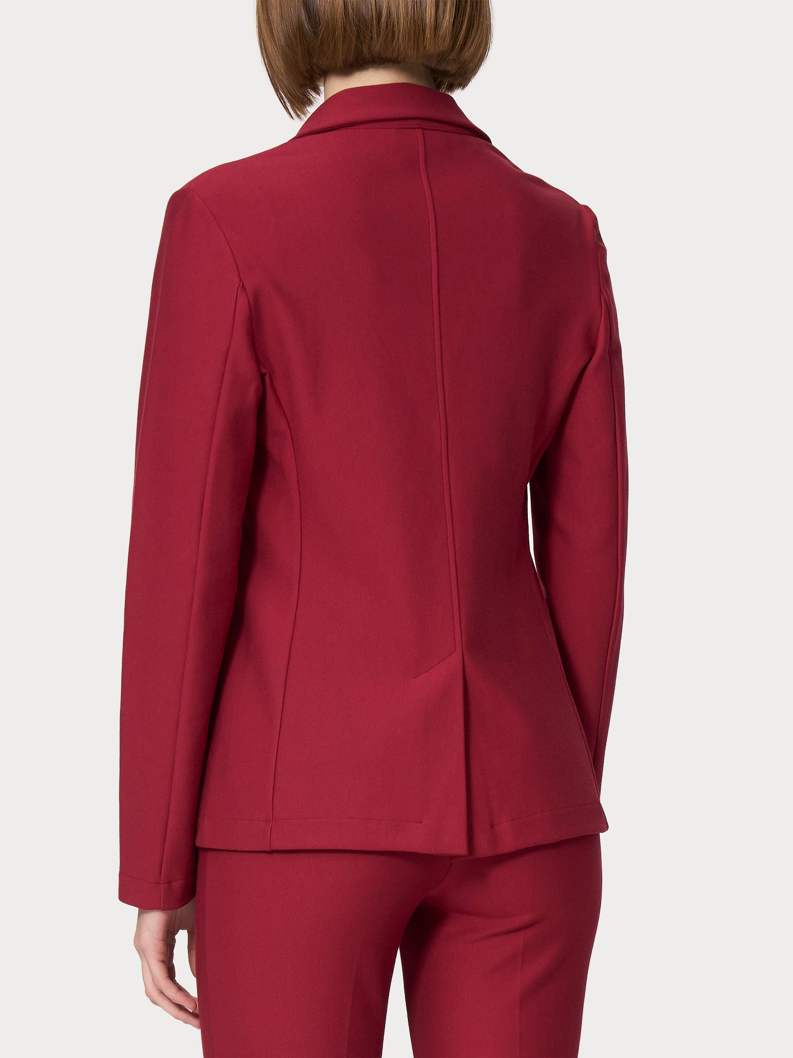 Ragno Compact Blazer due bottoni Tibetan Red elasticizzato