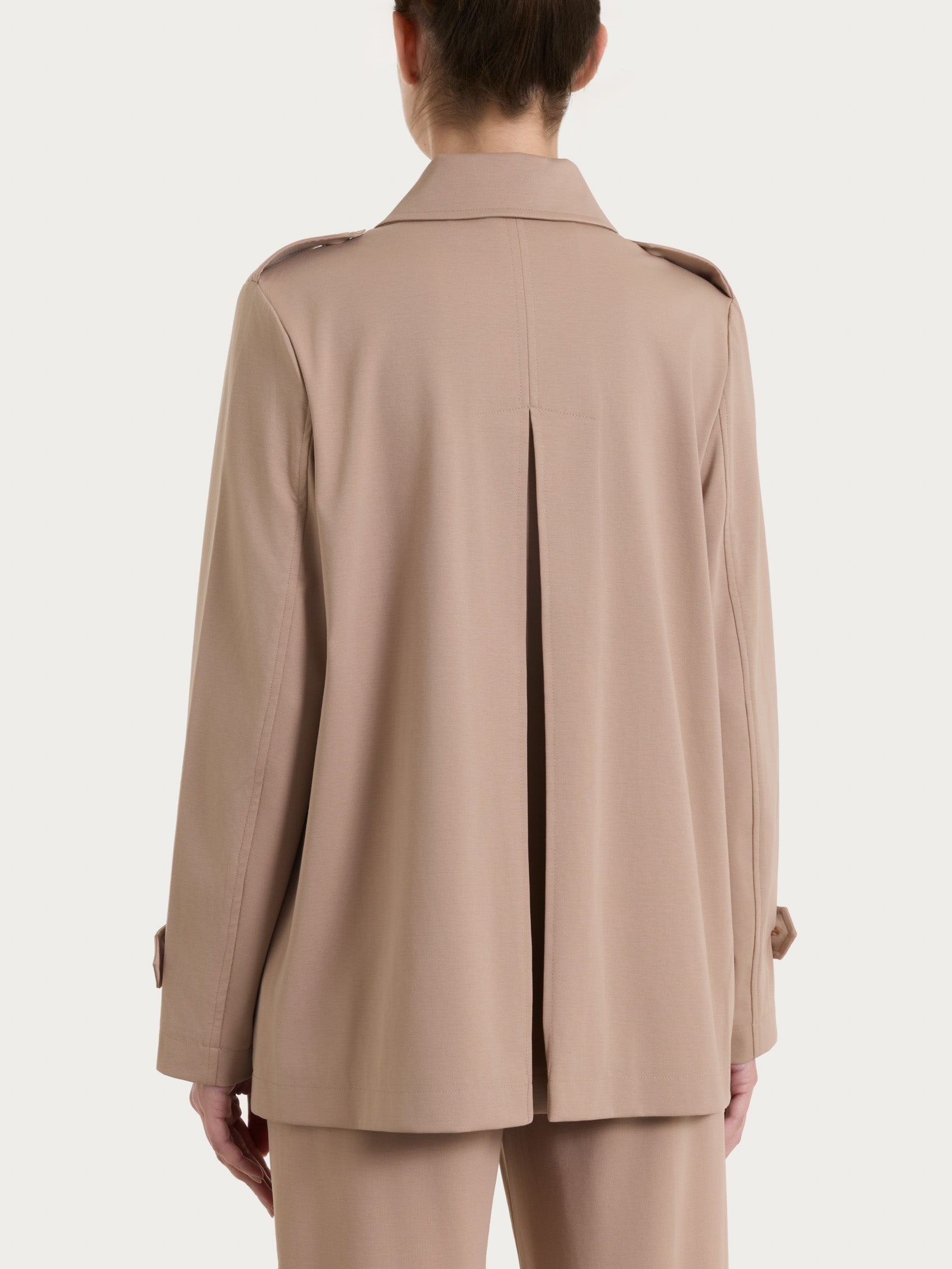 Ragno Compact Light Trench Corto Giacca Warm Taupe