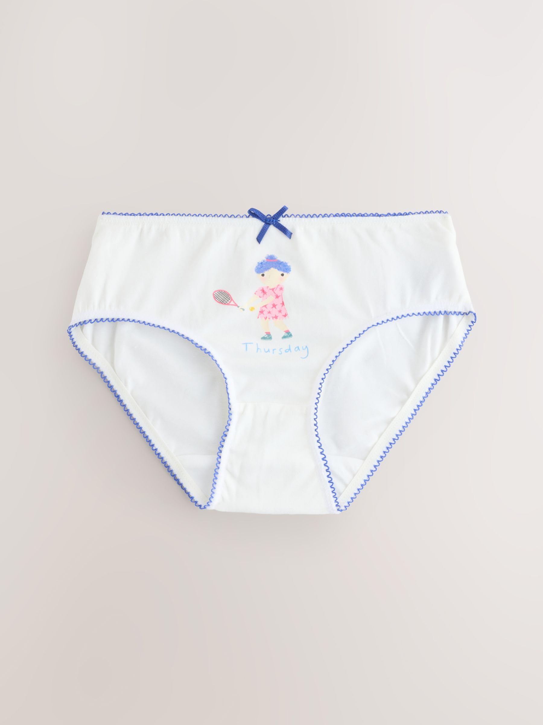 Next Slip Bambina Cotone Confezione 7 Pezzi Cotone